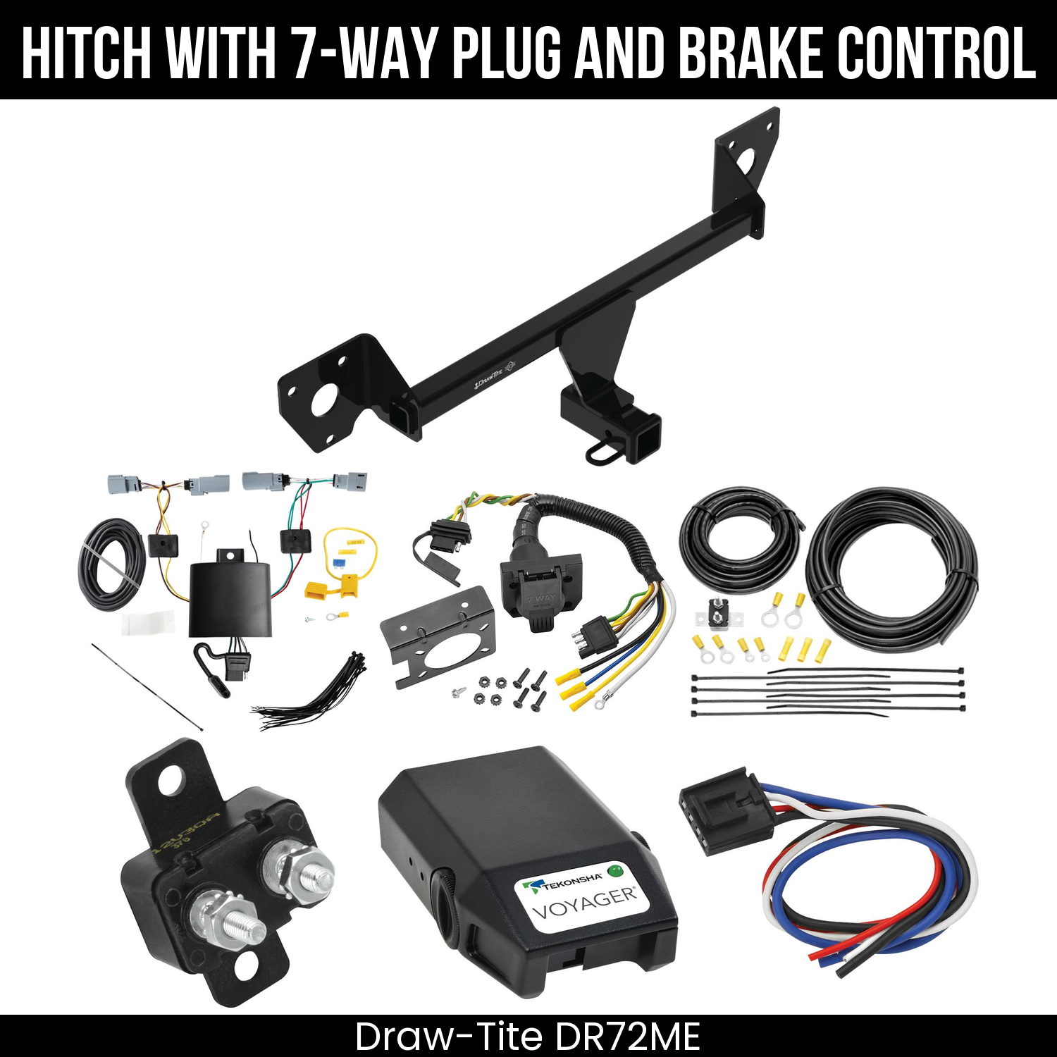 Trailer Hitch , 7-Way , Tekonsha Voyager Brake Control