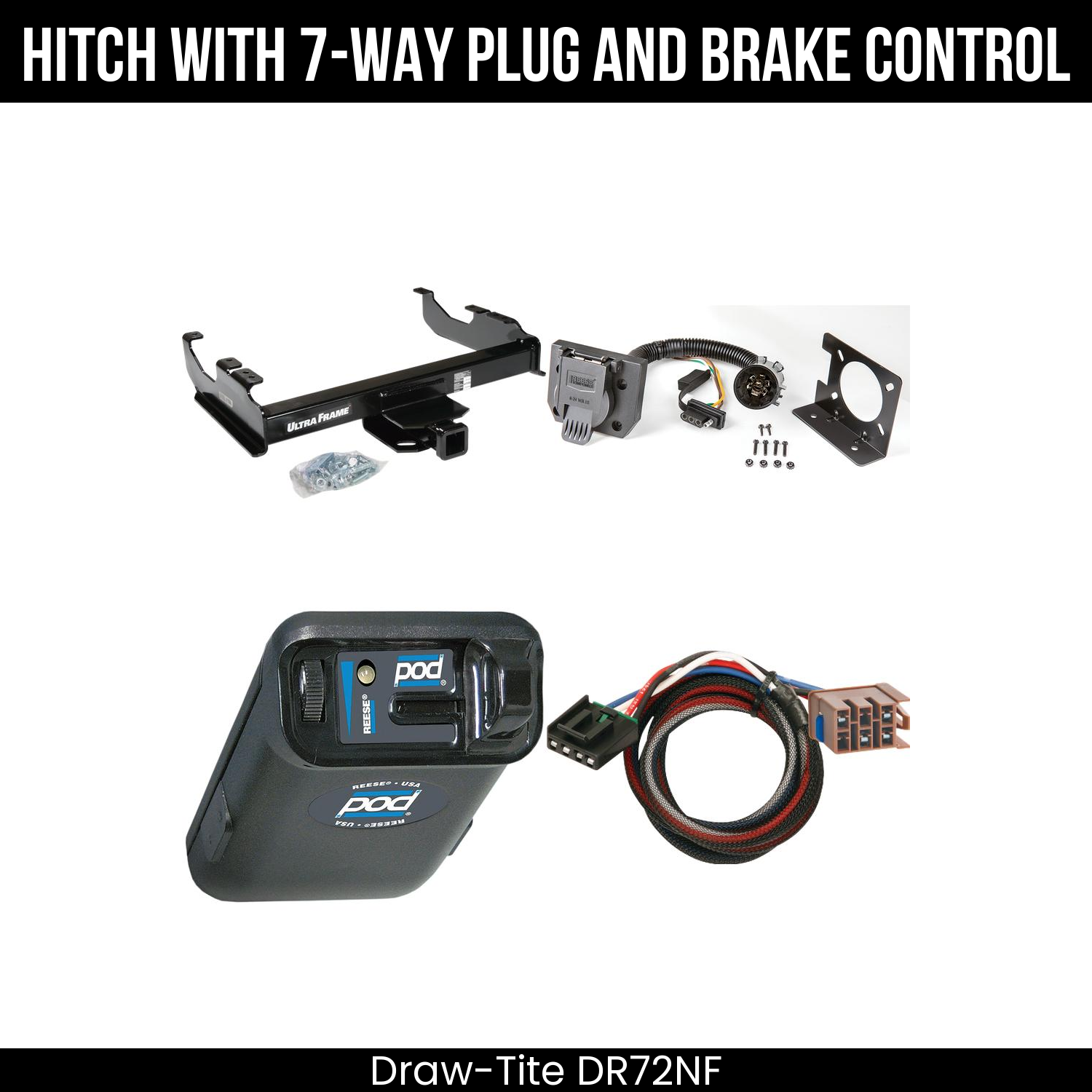 Trailer Hitch , 7-Way , Reese POD Brake Control