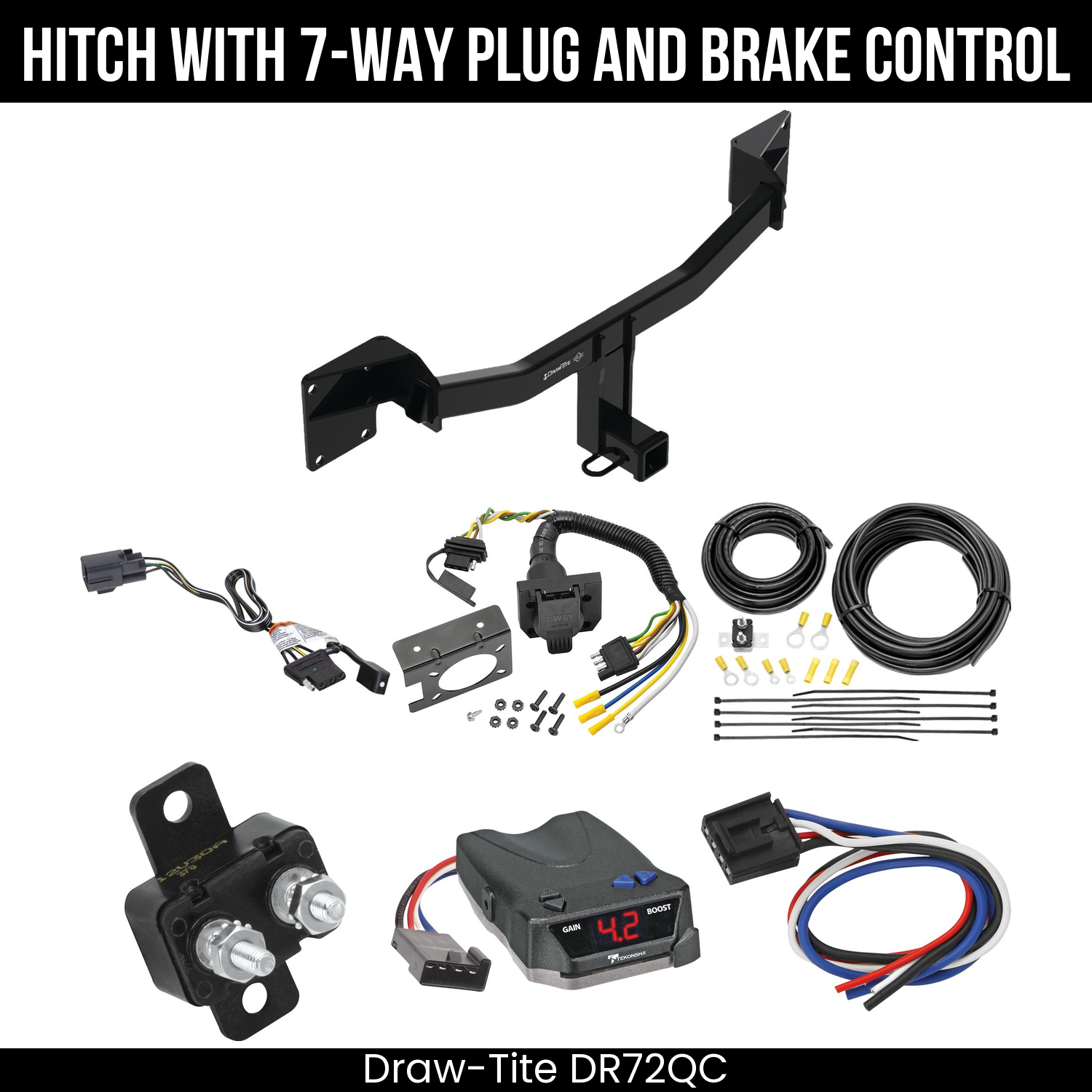 Trailer Hitch , 7-Way , Tekonsha Brake EVN Control