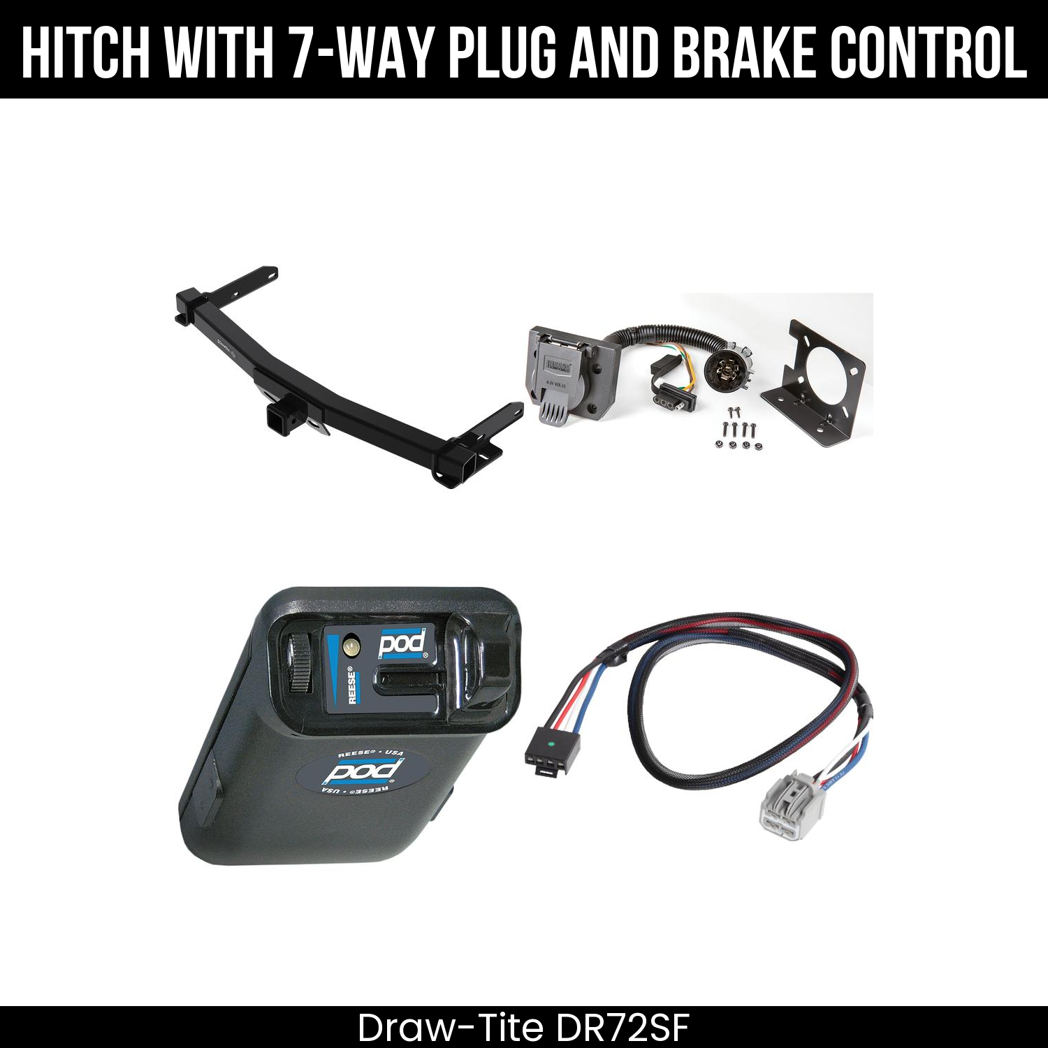 Trailer Hitch , 7-Way , Reese POD Brake Control