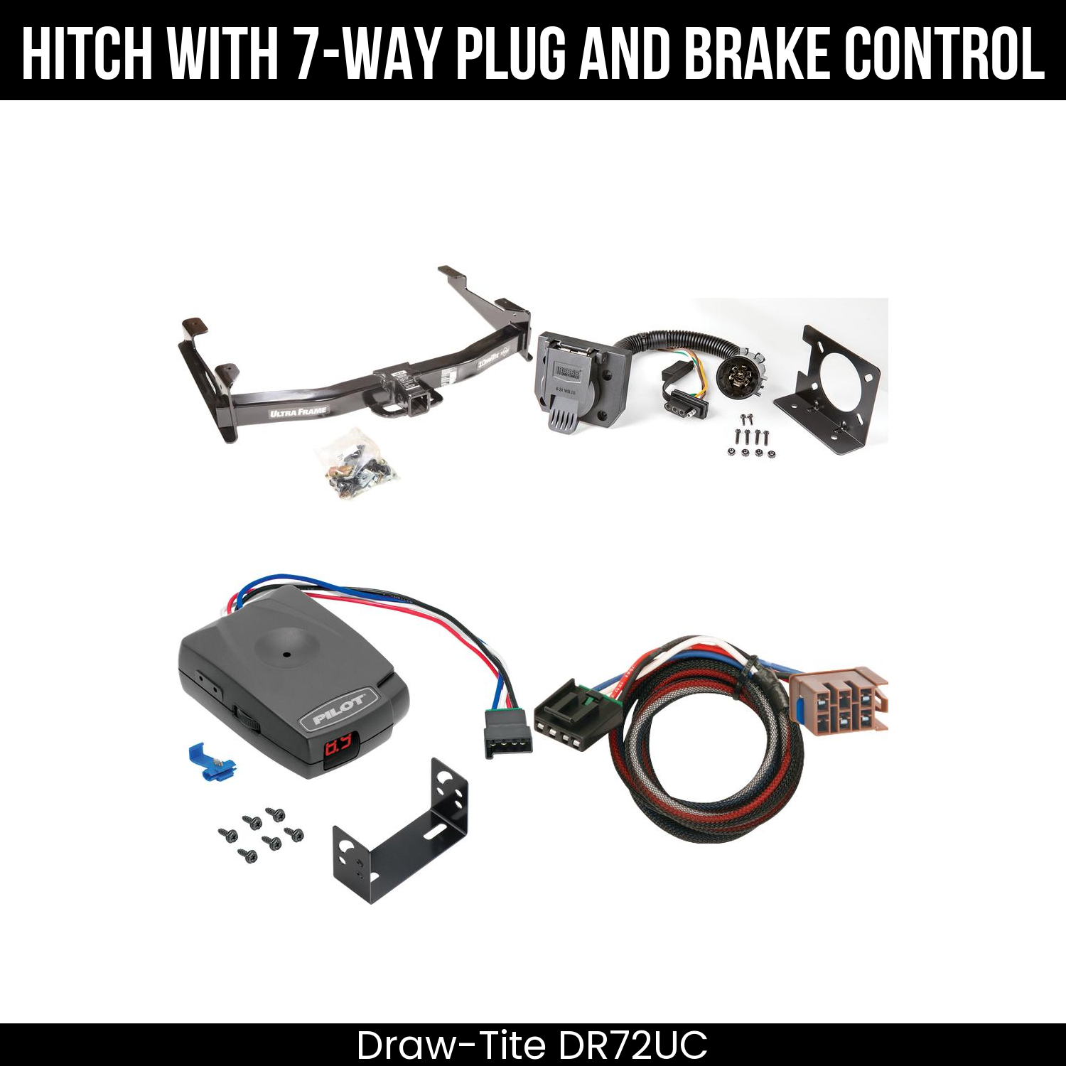 Trailer Hitch , 7-Way , Pro Series Pilot Brake Control