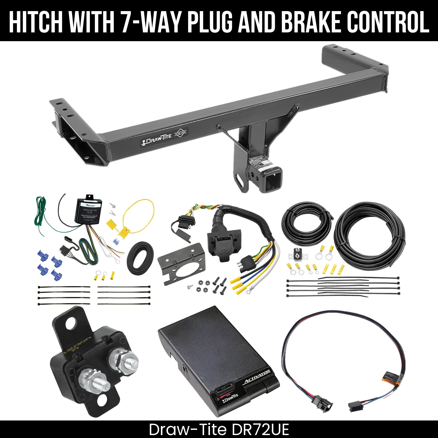 Trailer Hitch , 7-Way , Draw-Tite Activator Brake Control