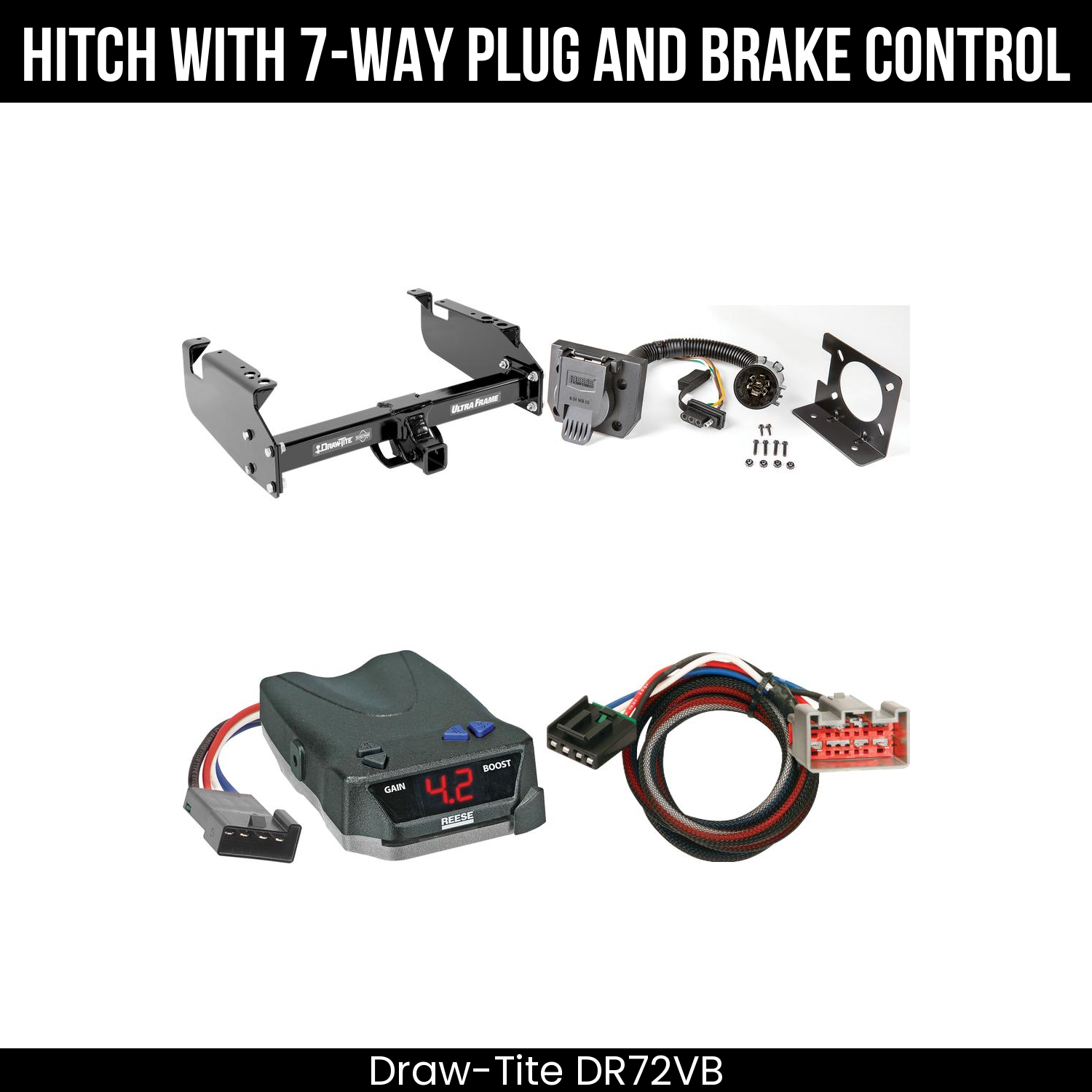 Trailer Hitch , 7-Way , Reese Brake EVN Control