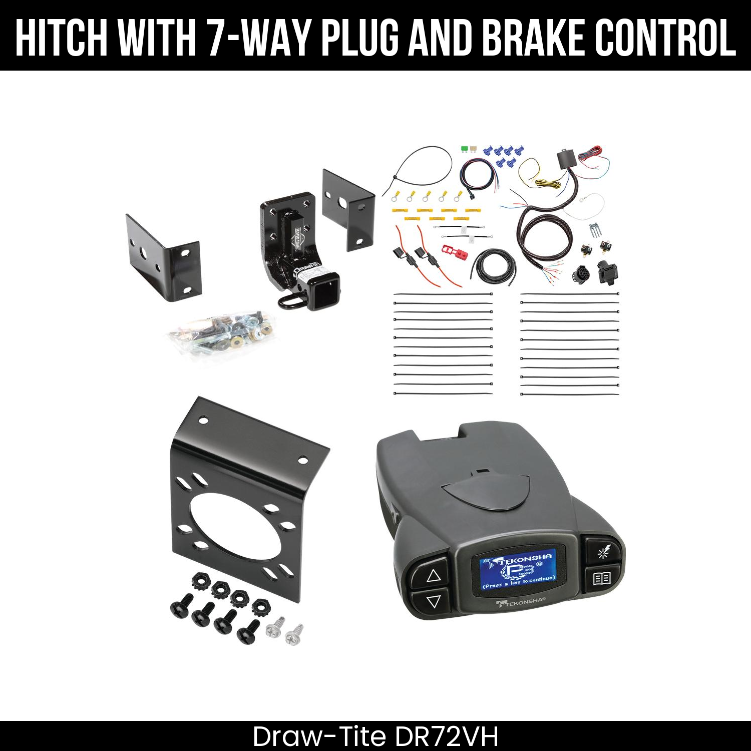 Trailer Hitch , 7-Way , Tekonsha Prodigy P3 Brake Control