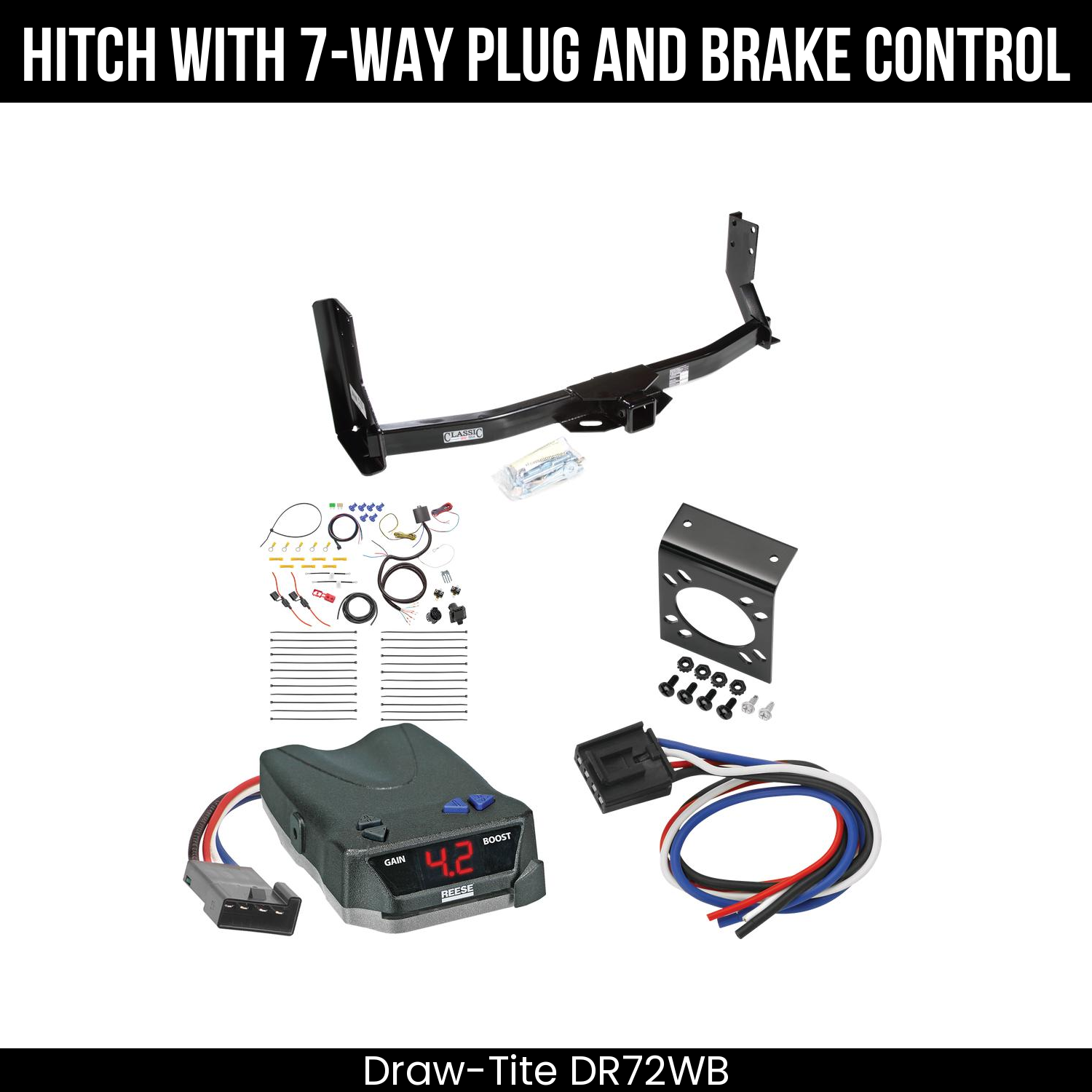Trailer Hitch , 7-Way , Reese Brake EVN Control