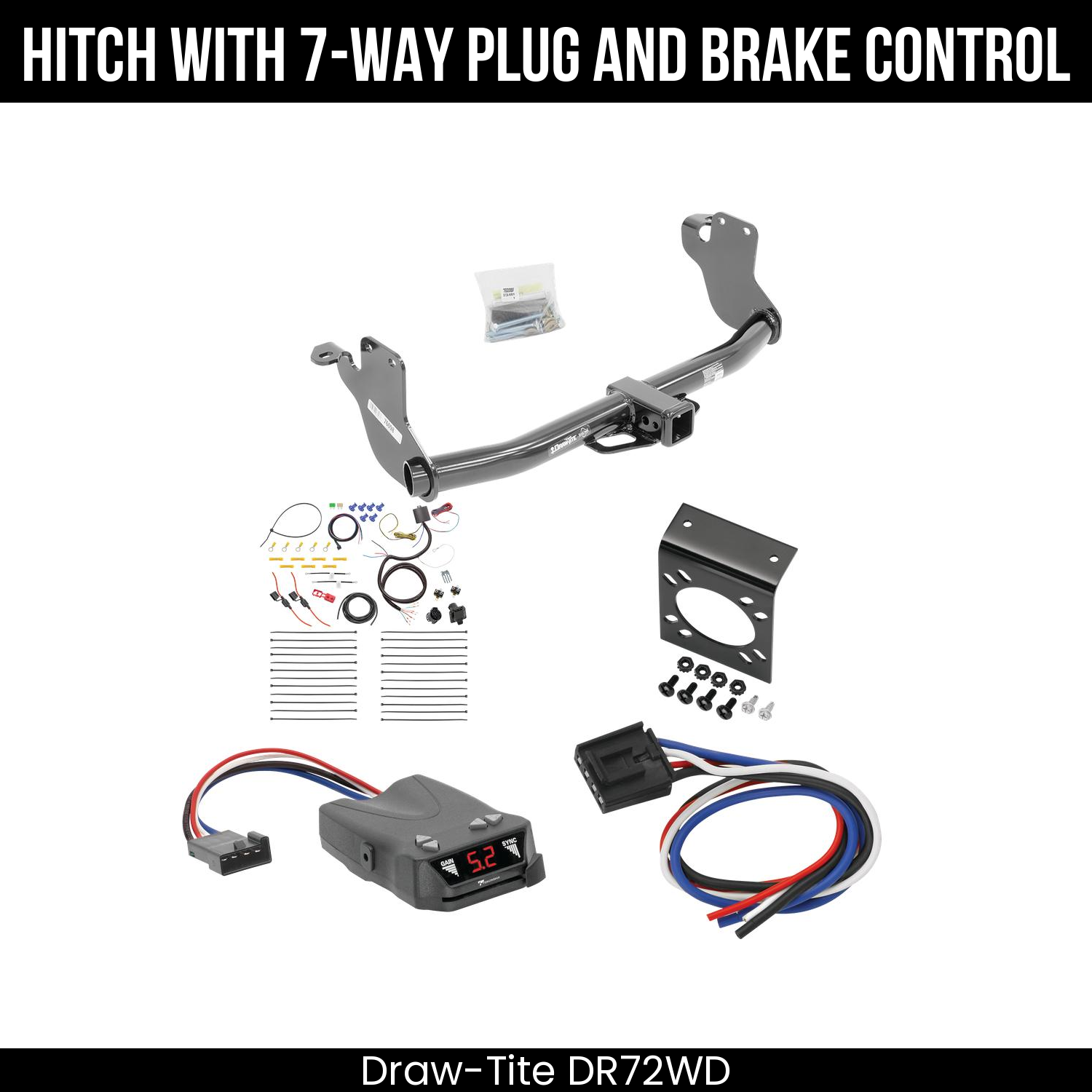 Trailer Hitch , 7-Way , Tekonsha Brakeman IV Brake Control
