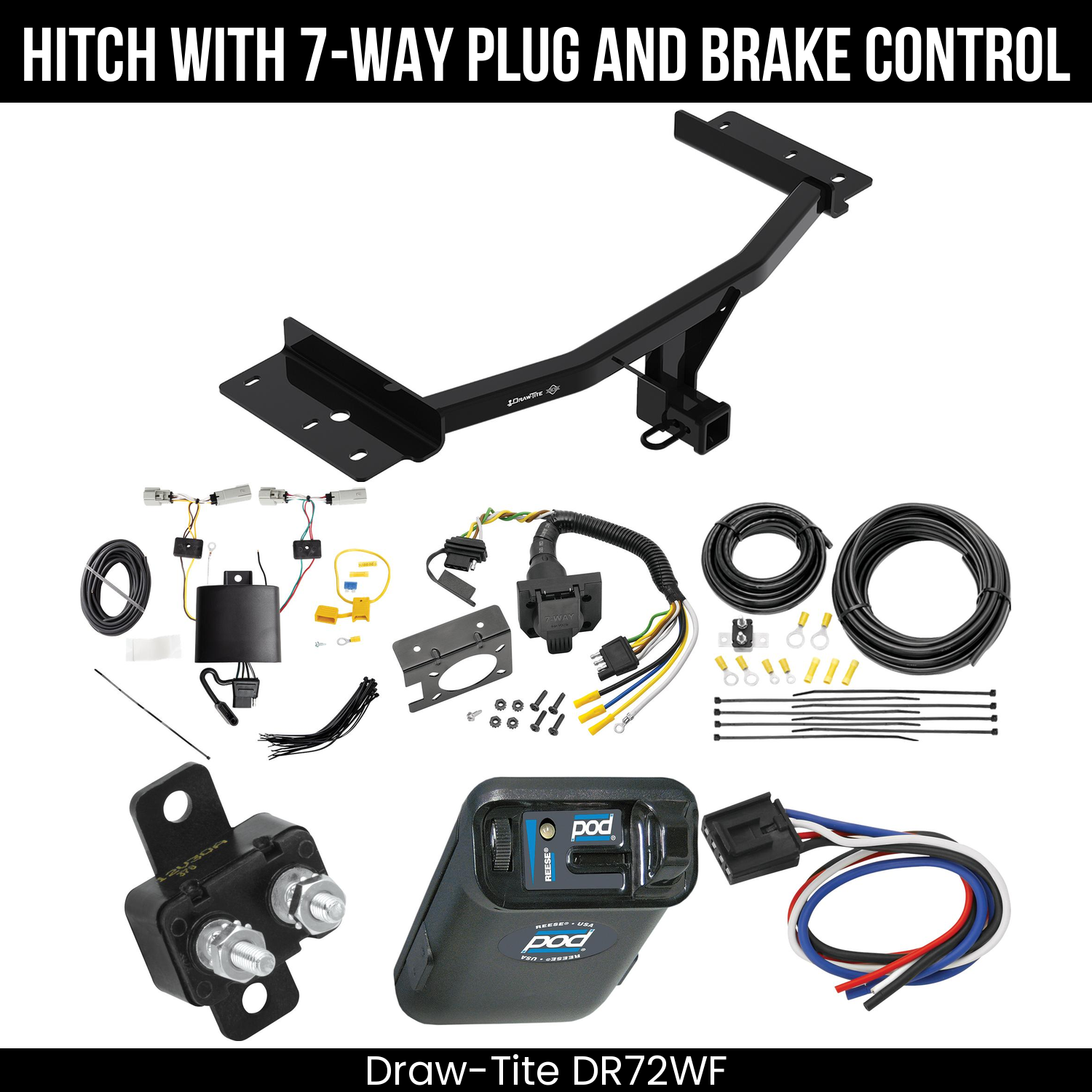 Trailer Hitch , 7-Way , Reese POD Brake Control