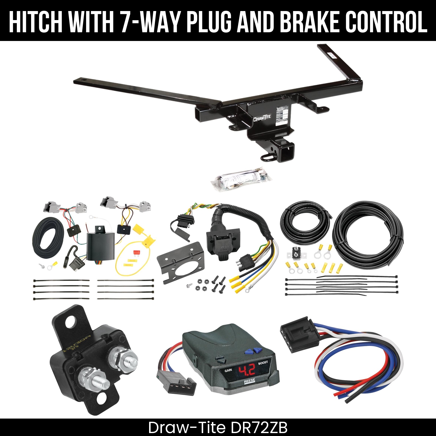 Trailer Hitch , 7-Way , Reese Brake EVN Control