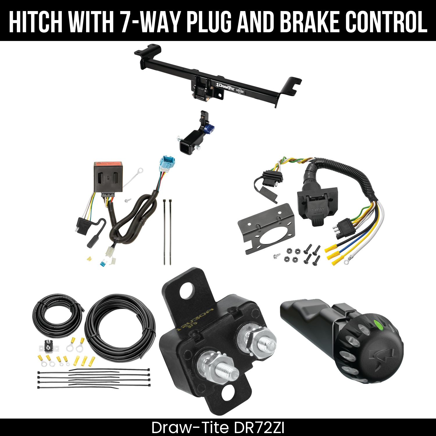 Trailer Hitch , 7-Way , Tekonsha Voyager iD Smart Brake Control