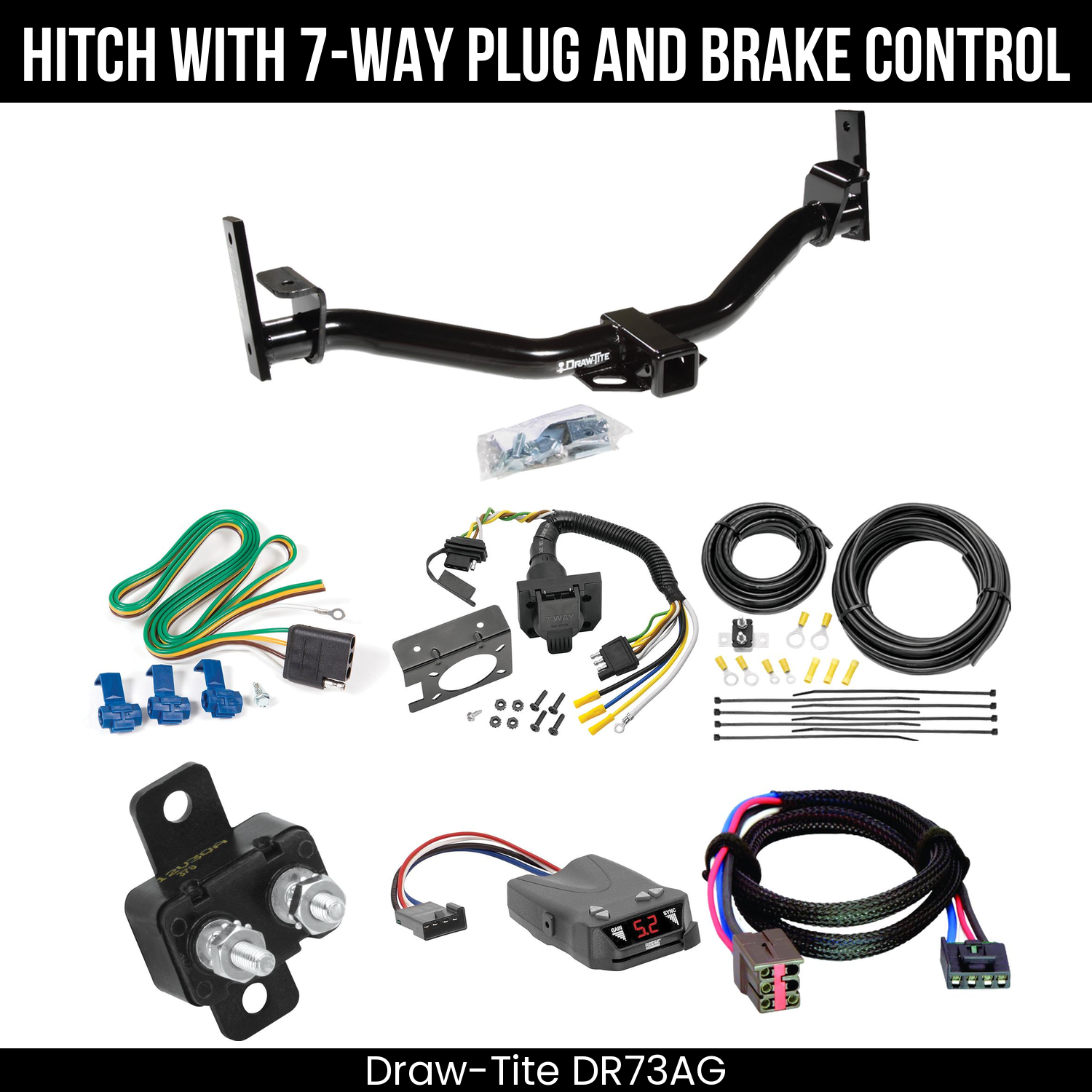 Trailer Hitch , 7-Way , Reese Brakeman IV Brake Control