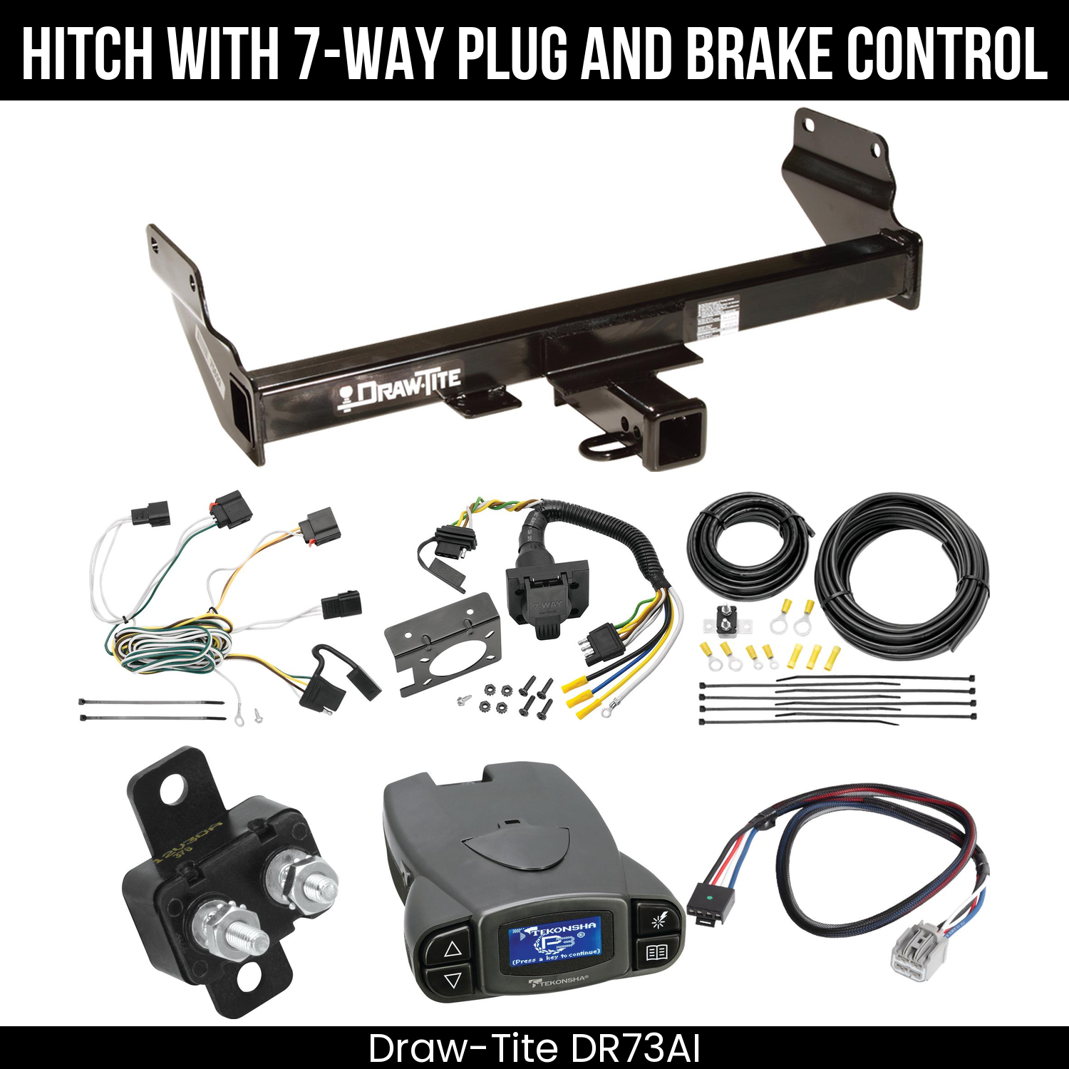 Trailer Hitch , 7-Way , Tekonsha Prodigy P3 Brake Control