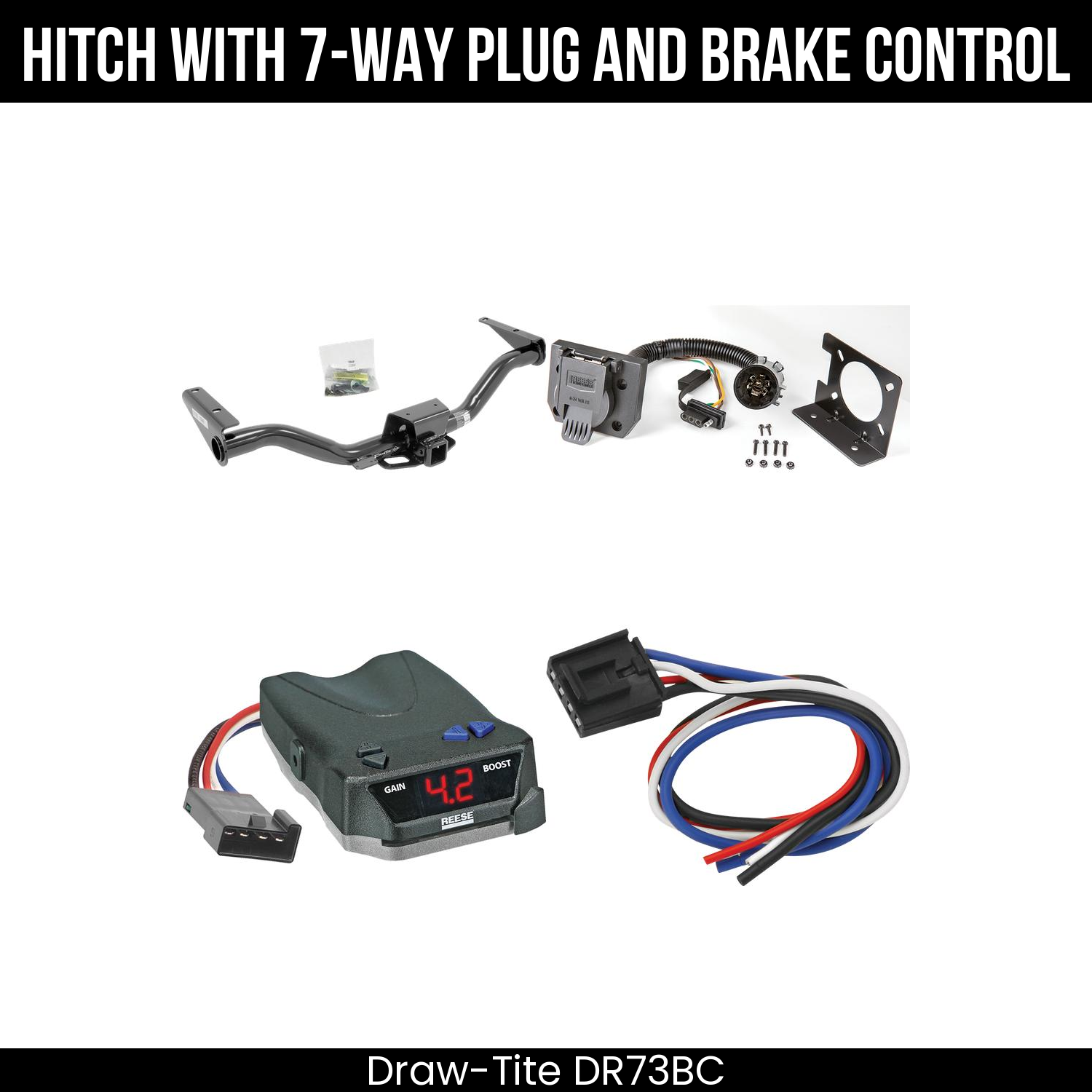 Trailer Hitch , 7-Way , Reese Brake EVN Control
