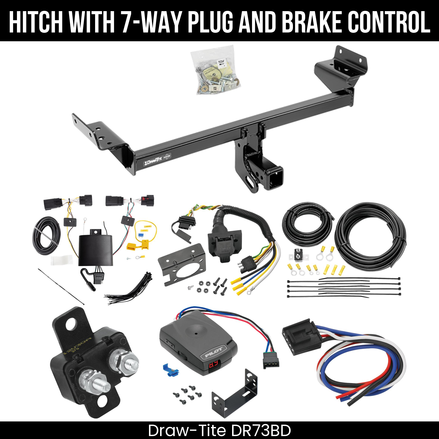 Trailer Hitch , 7-Way , Pro Series Pilot Brake Control