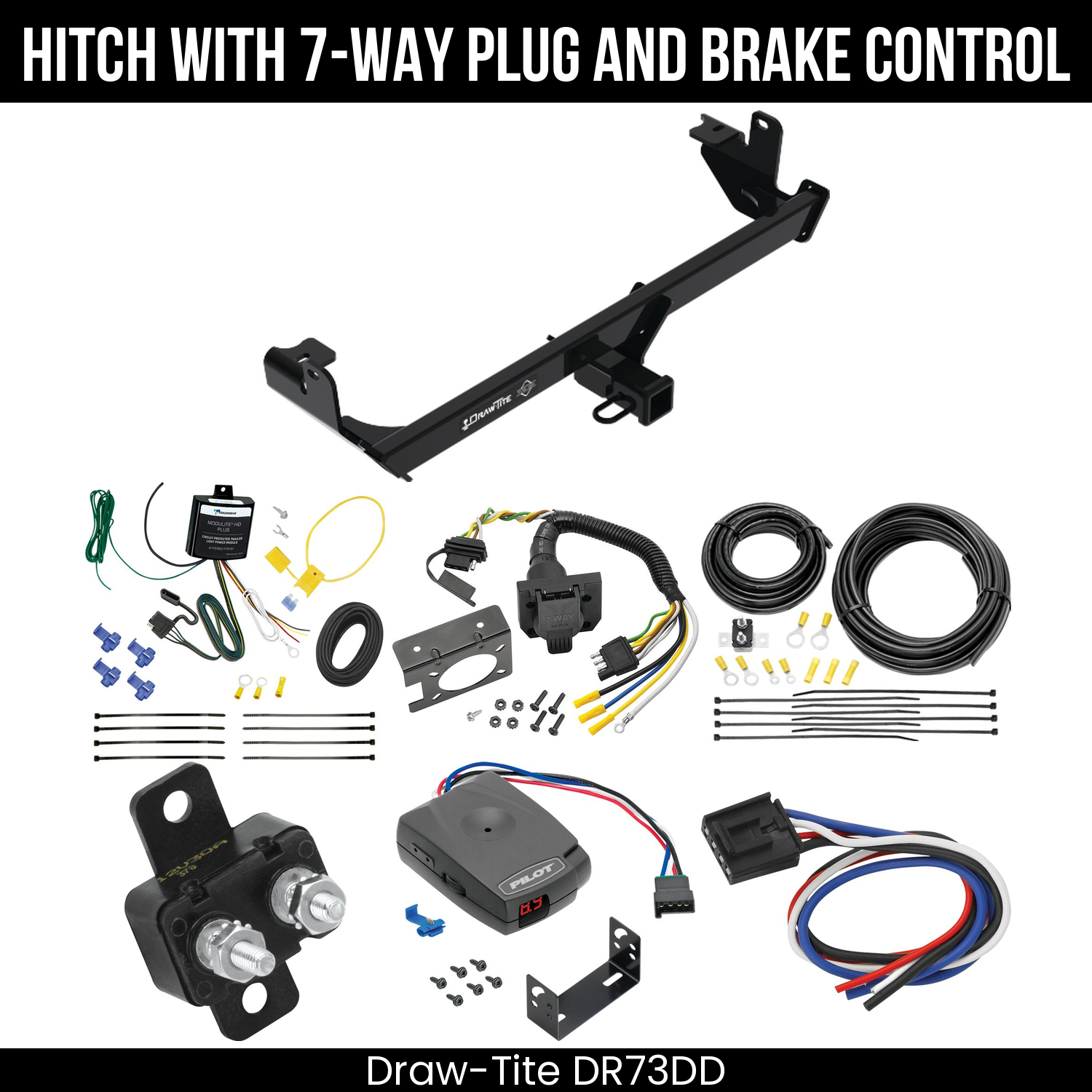 Trailer Hitch , 7-Way , Pro Series Pilot Brake Control