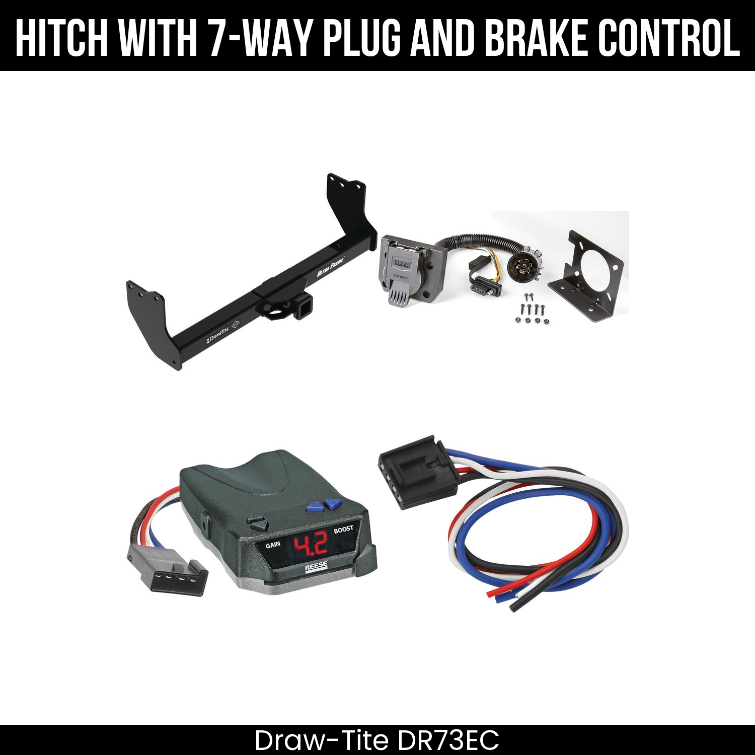 Trailer Hitch , 7-Way , Reese Brake EVN Control
