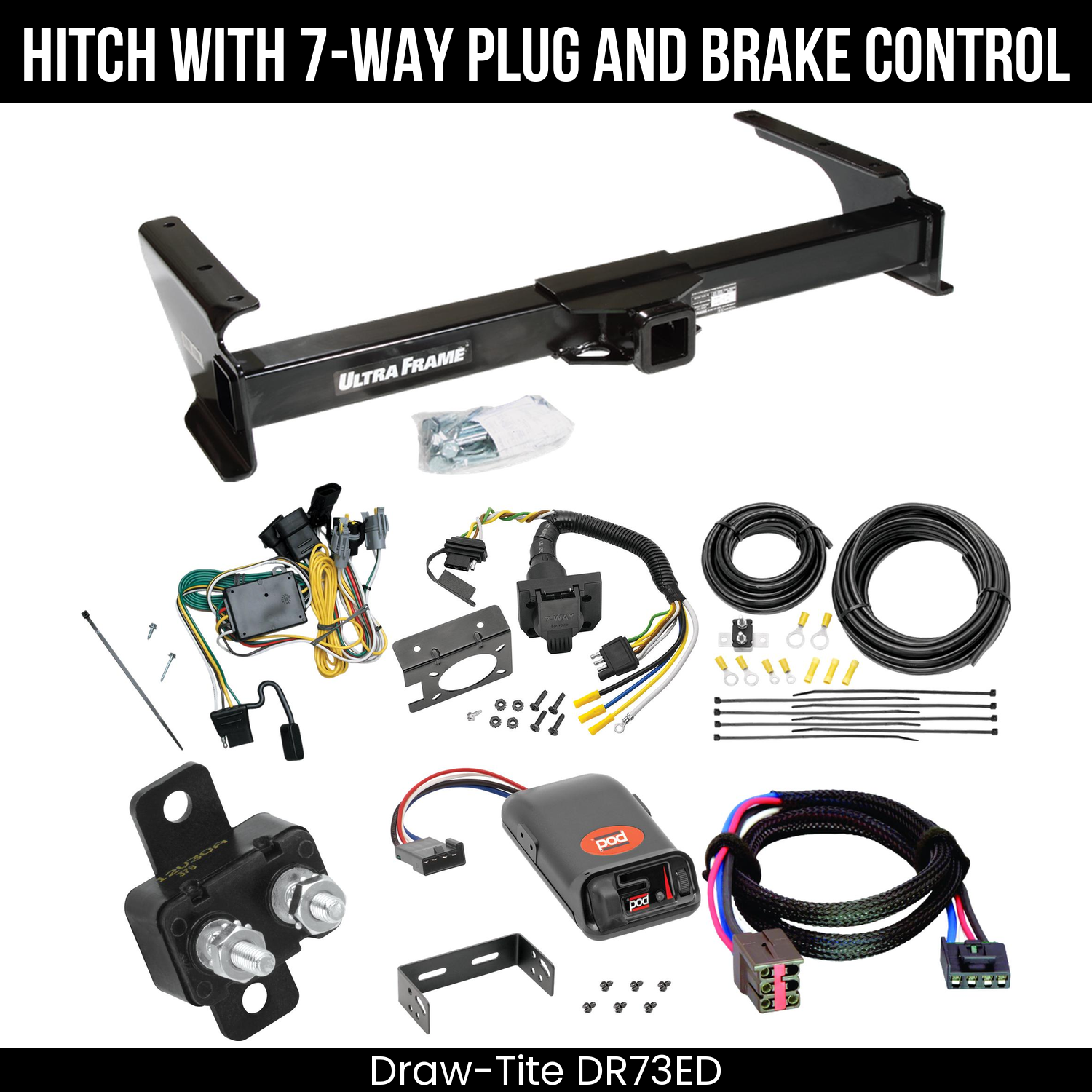 Trailer Hitch , 7-Way , Pro Series POD Brake Control