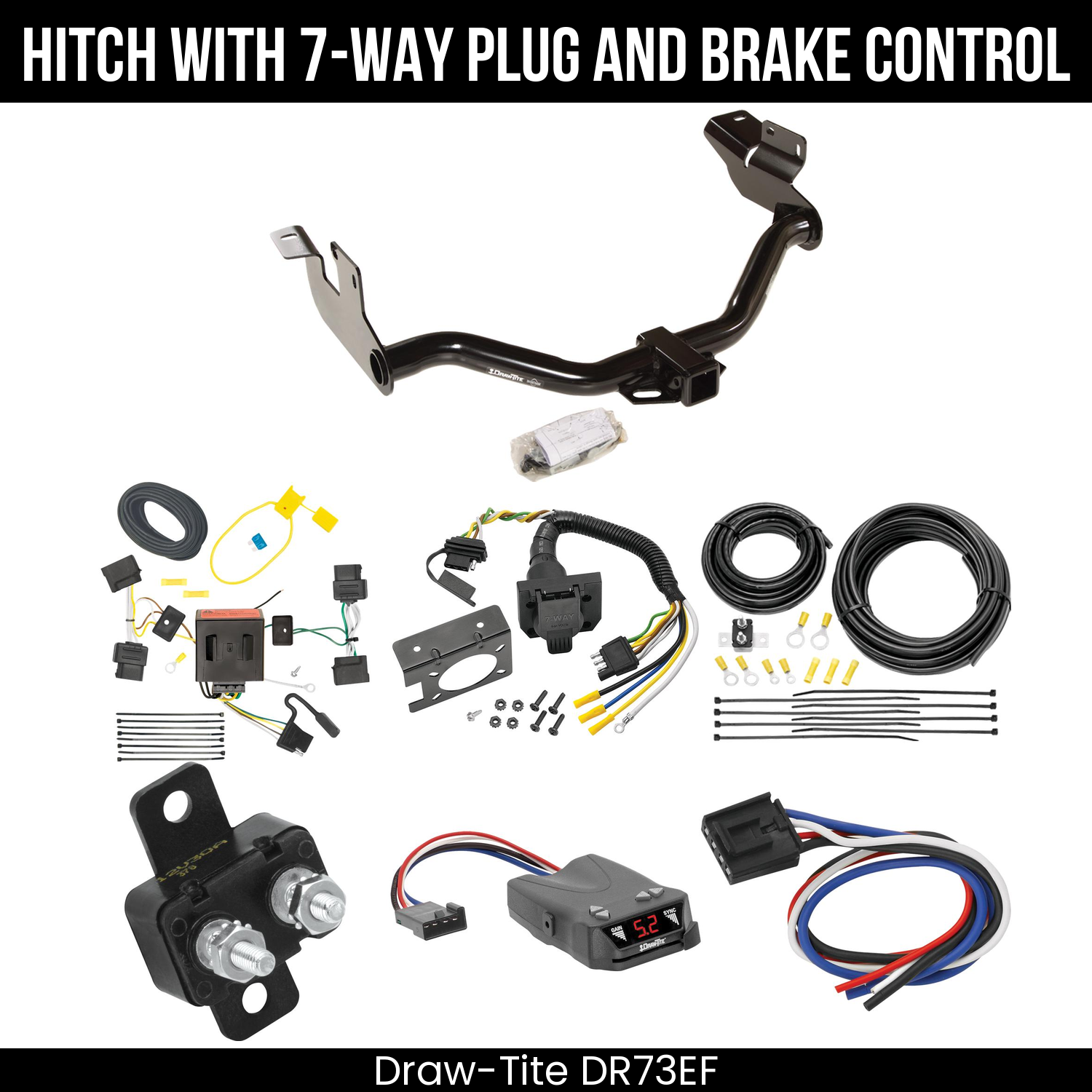 Trailer Hitch , 7-Way , Draw-Tite Activator IV Brake Control