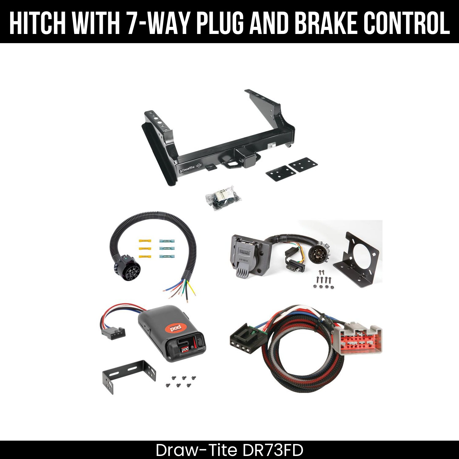 Trailer Hitch , 7-Way , Pro Series POD Brake Control