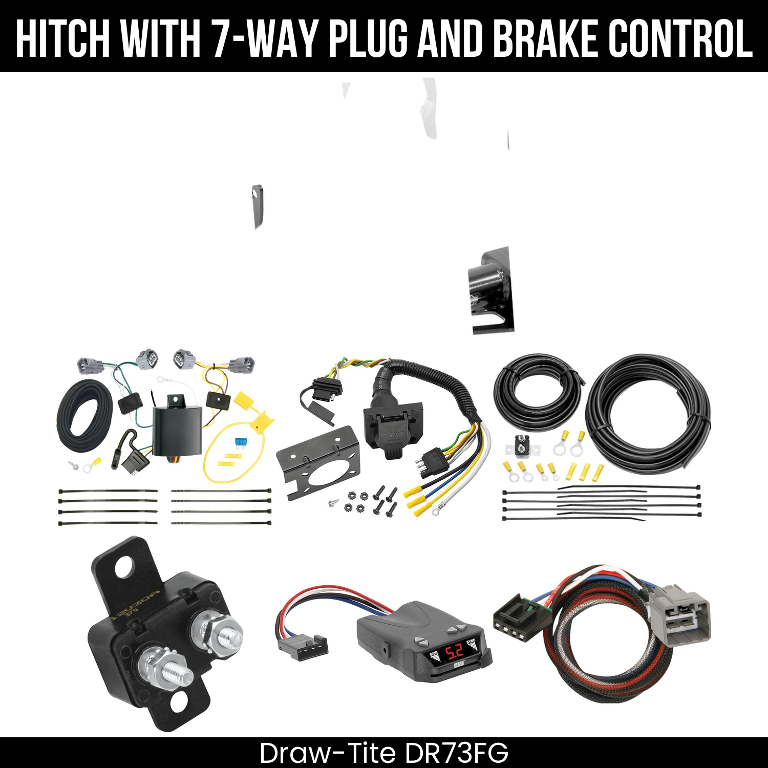 Trailer Hitch , 7-Way , Reese Brakeman IV Brake Control