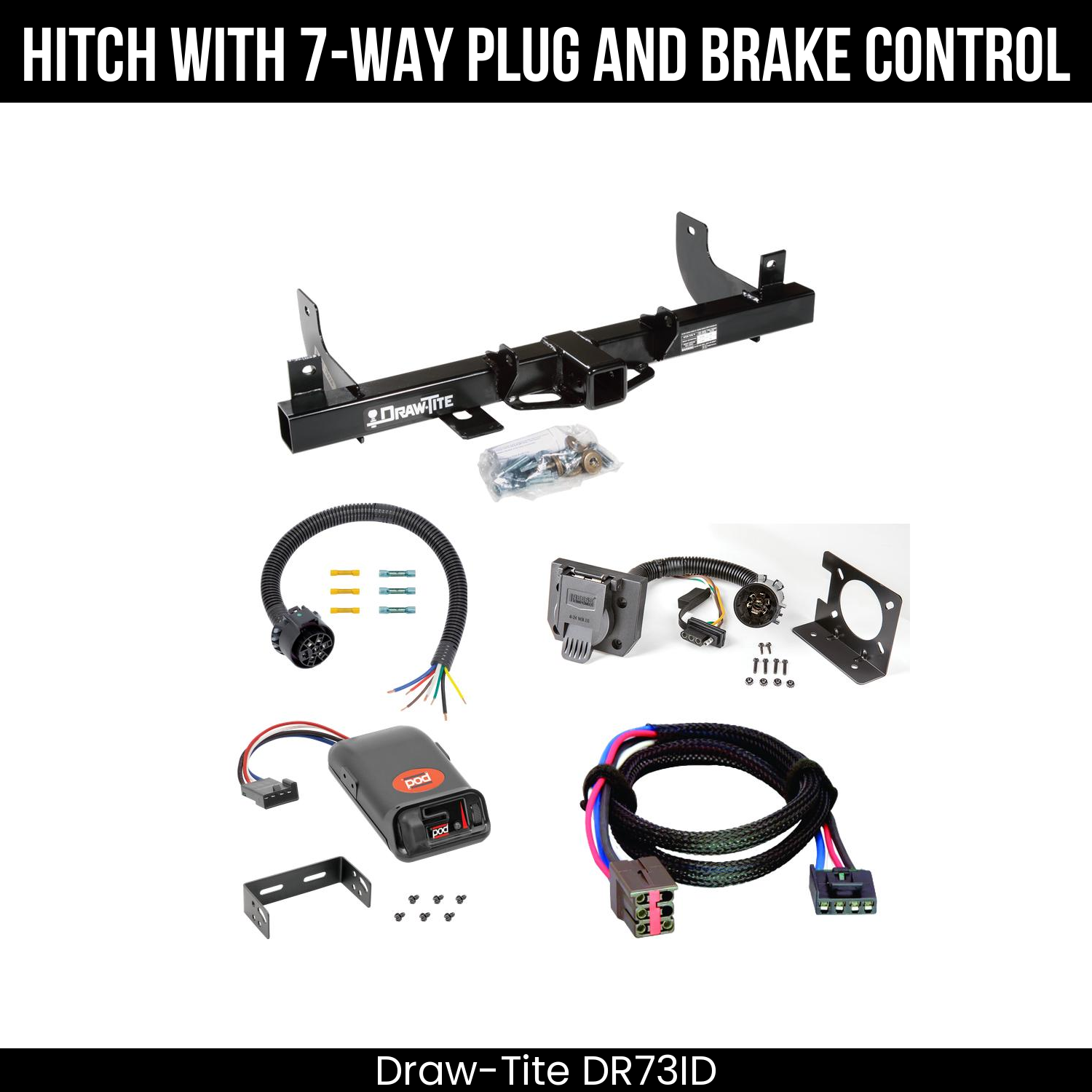 Trailer Hitch , 7-Way , Pro Series POD Brake Control