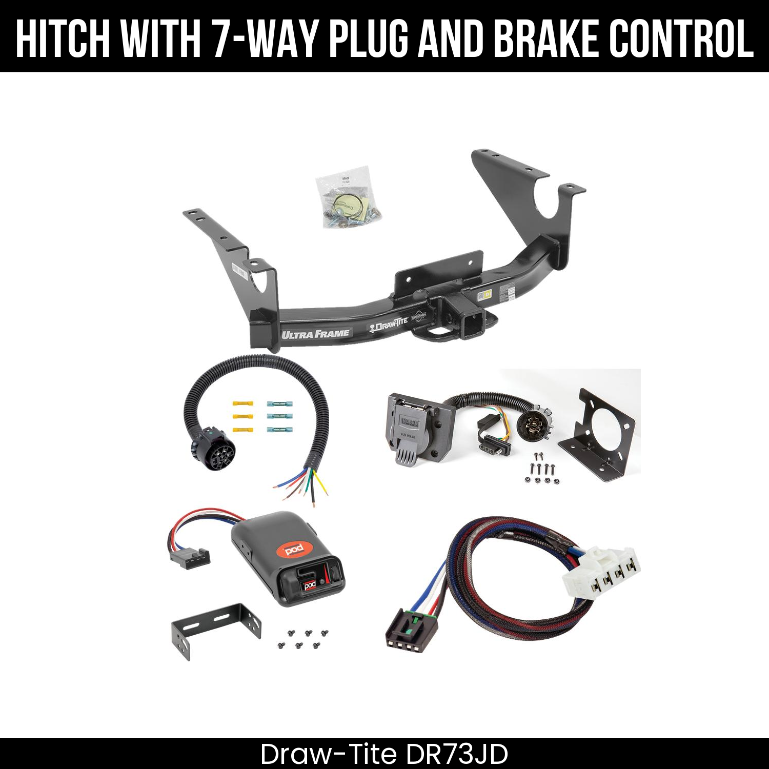 Trailer Hitch , 7-Way , Pro Series POD Brake Control