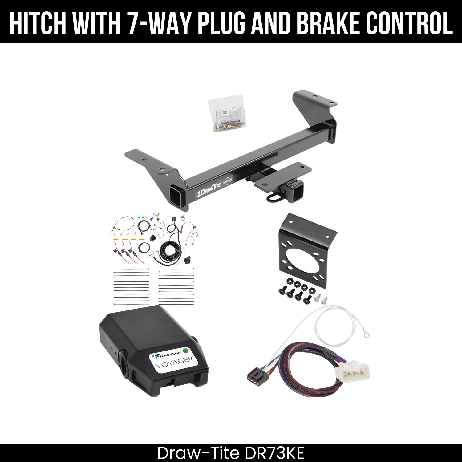 Trailer Hitch , 7-Way , Tekonsha Voyager Brake Control