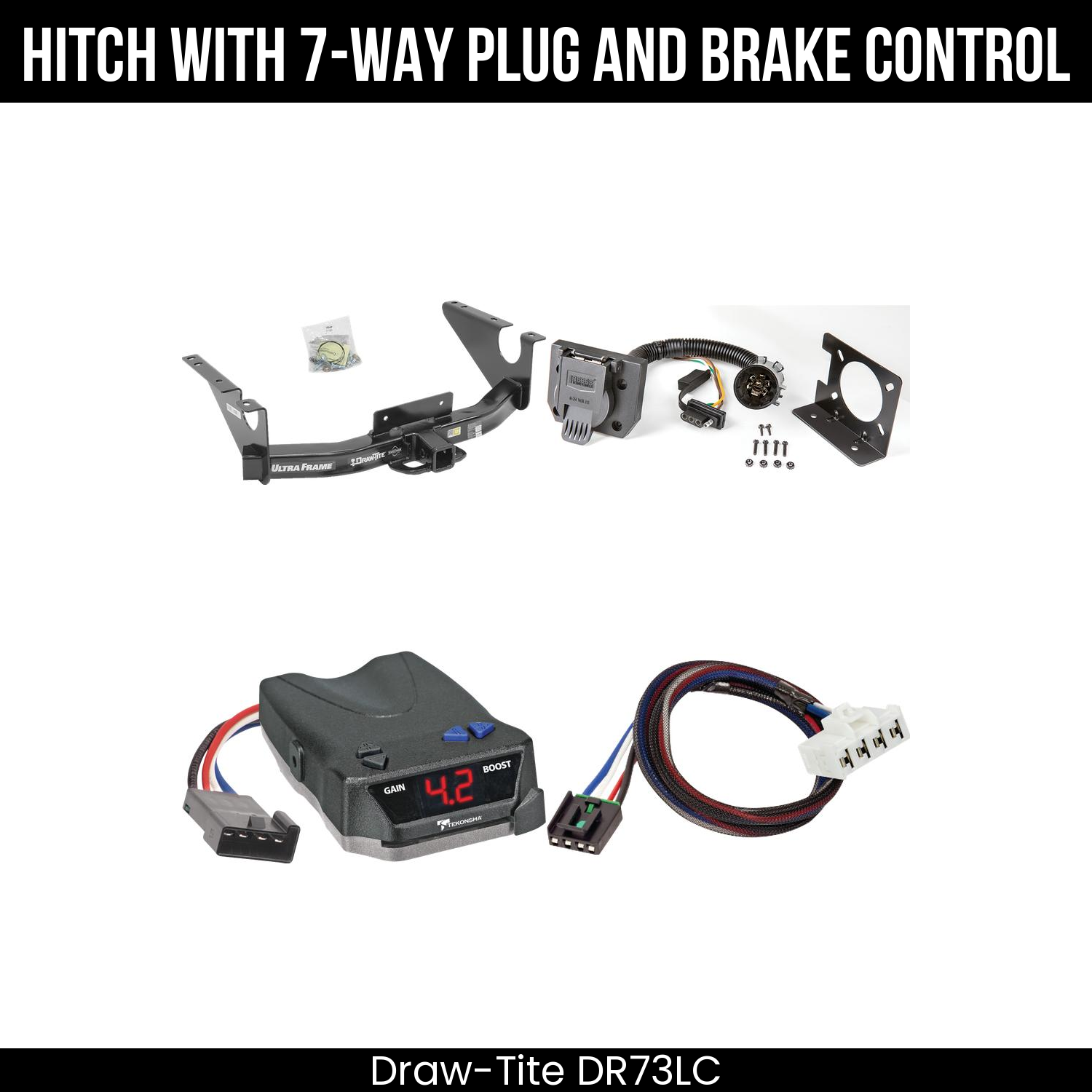 Trailer Hitch , 7-Way , Tekonsha Brake EVN Control