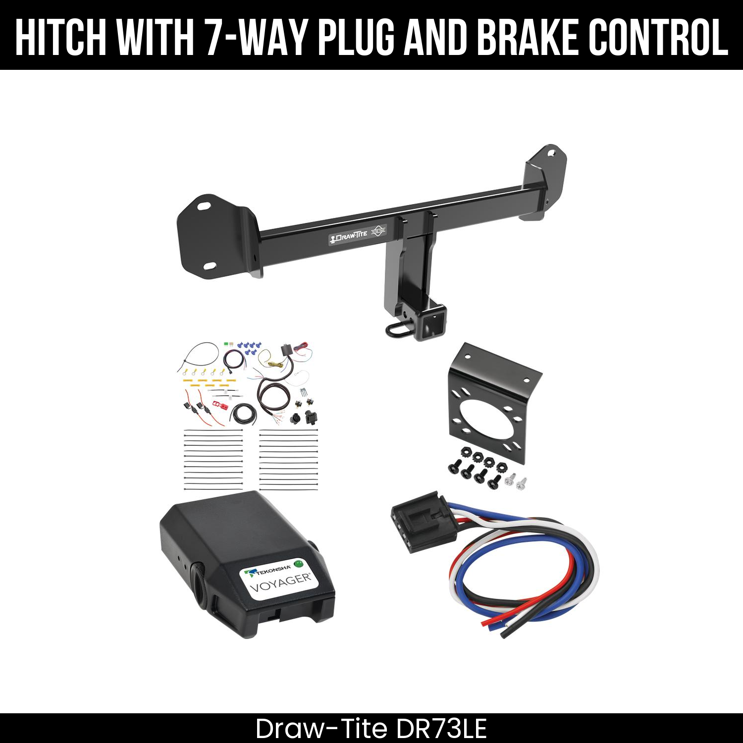 Trailer Hitch , 7-Way , Tekonsha Voyager Brake Control