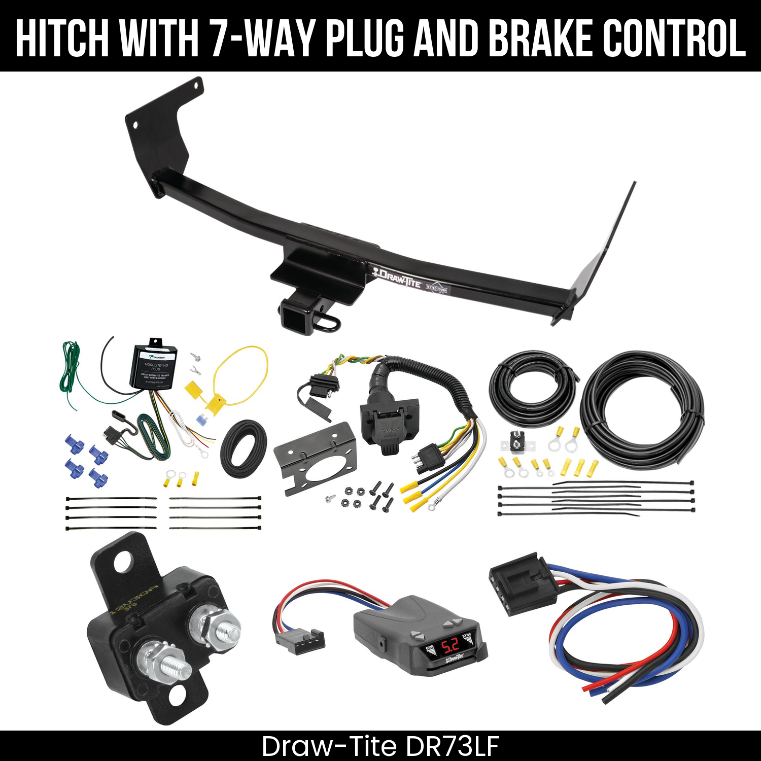 Trailer Hitch , 7-Way , Draw-Tite Activator IV Brake Control