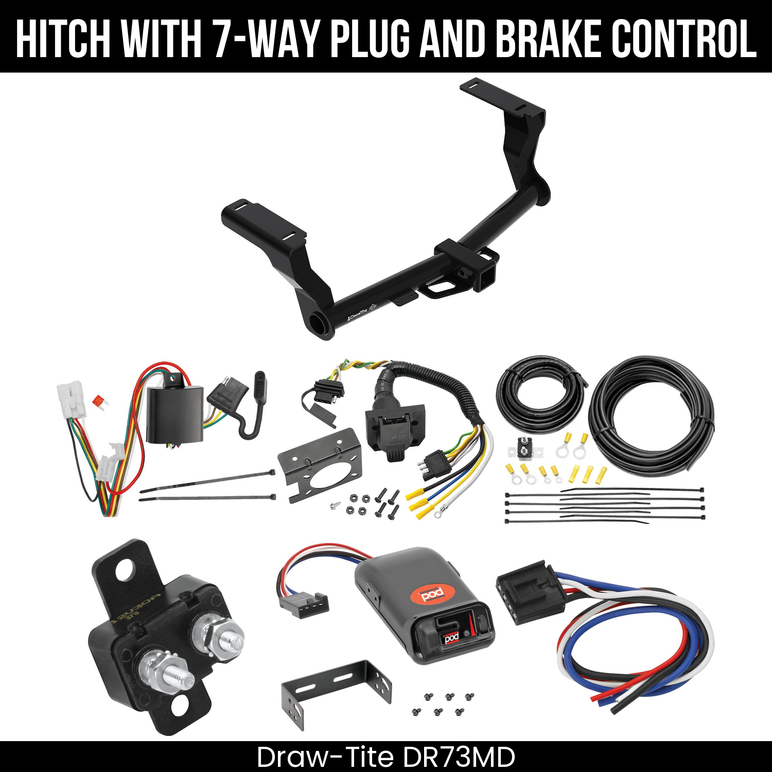 Trailer Hitch , 7-Way , Pro Series POD Brake Control