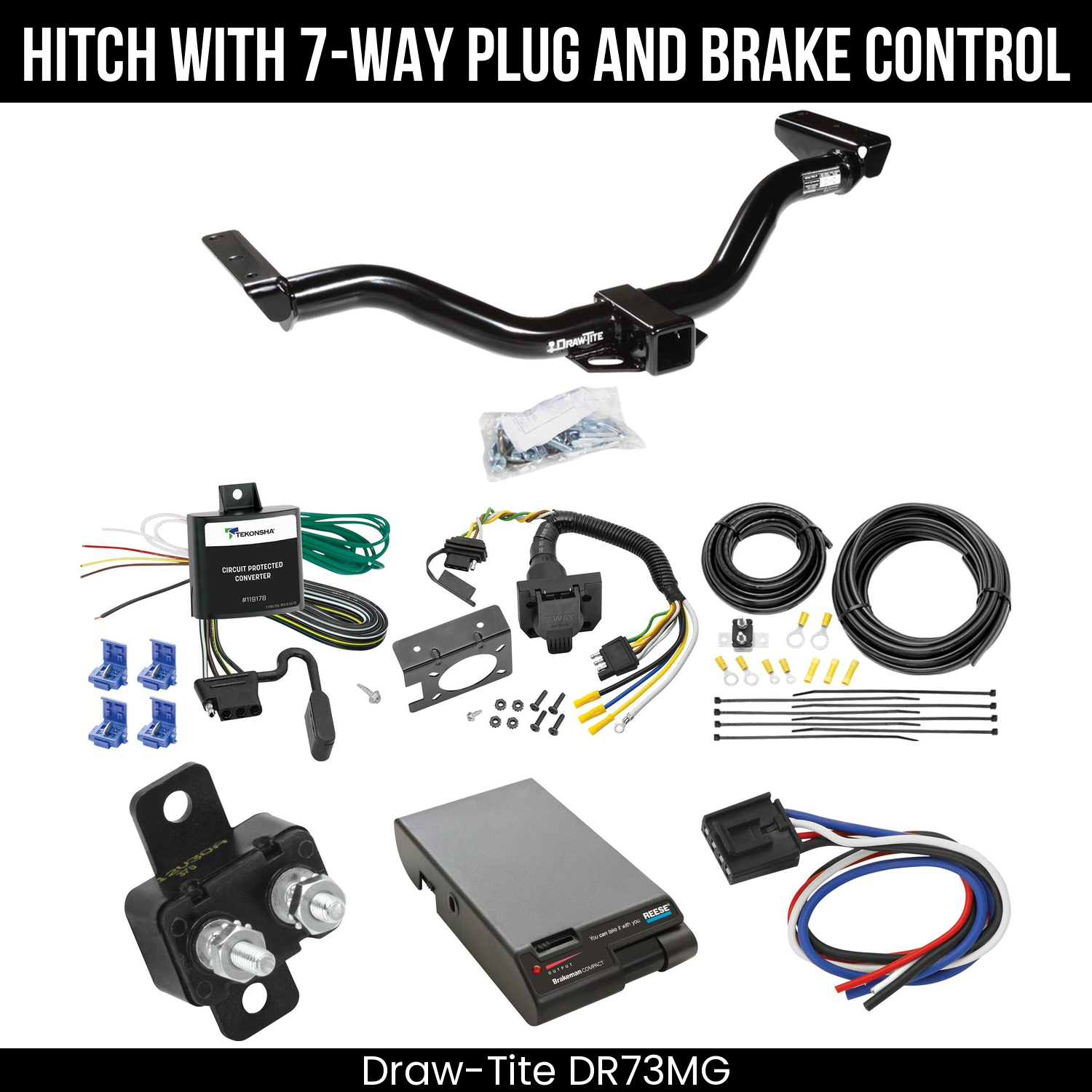 Trailer Hitch , 7-Way , Reese Brakeman Brake Control