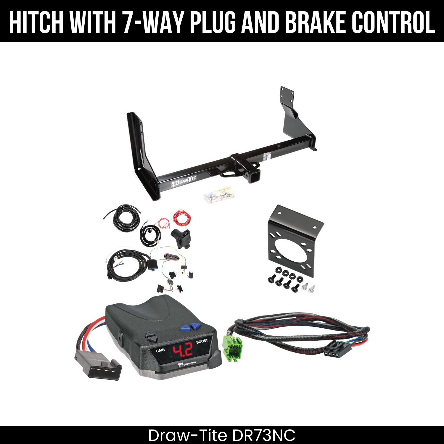Trailer Hitch , 7-Way , Tekonsha Brake EVN Control