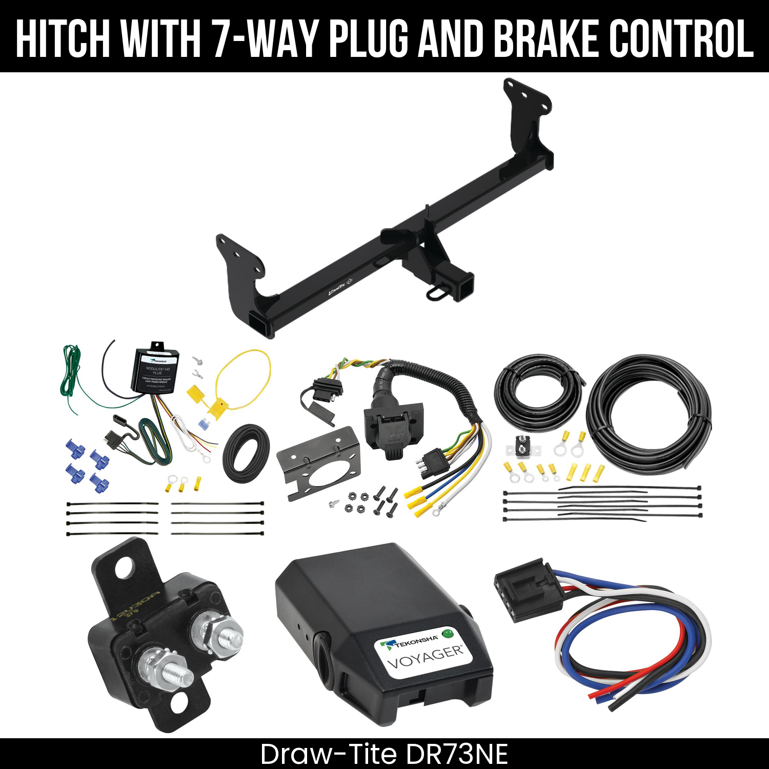 Trailer Hitch , 7-Way , Tekonsha Voyager Brake Control
