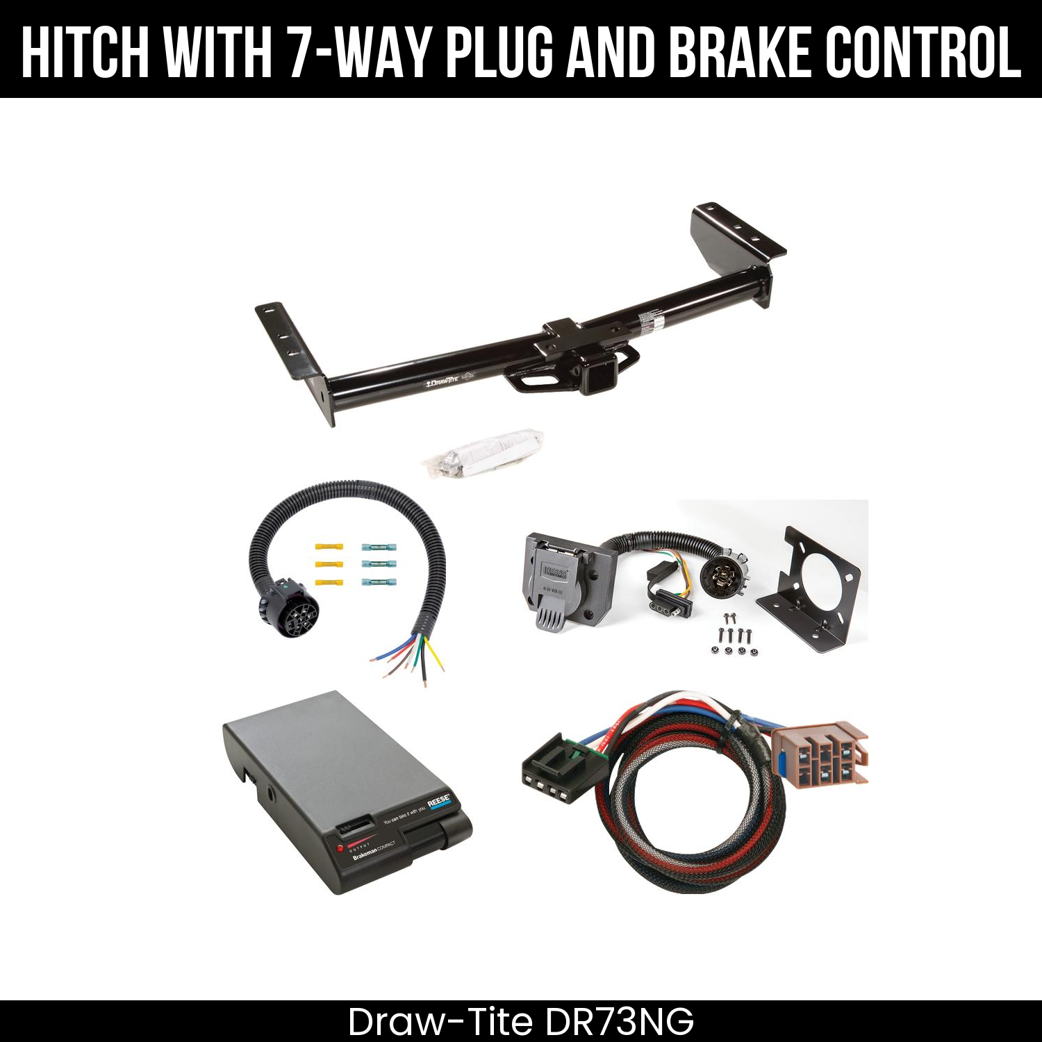 Trailer Hitch , 7-Way , Reese Brakeman Brake Control