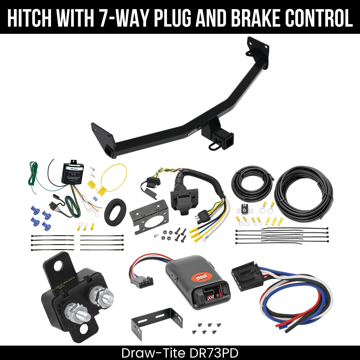 Trailer Hitch , 7-Way , Pro Series POD Brake Control