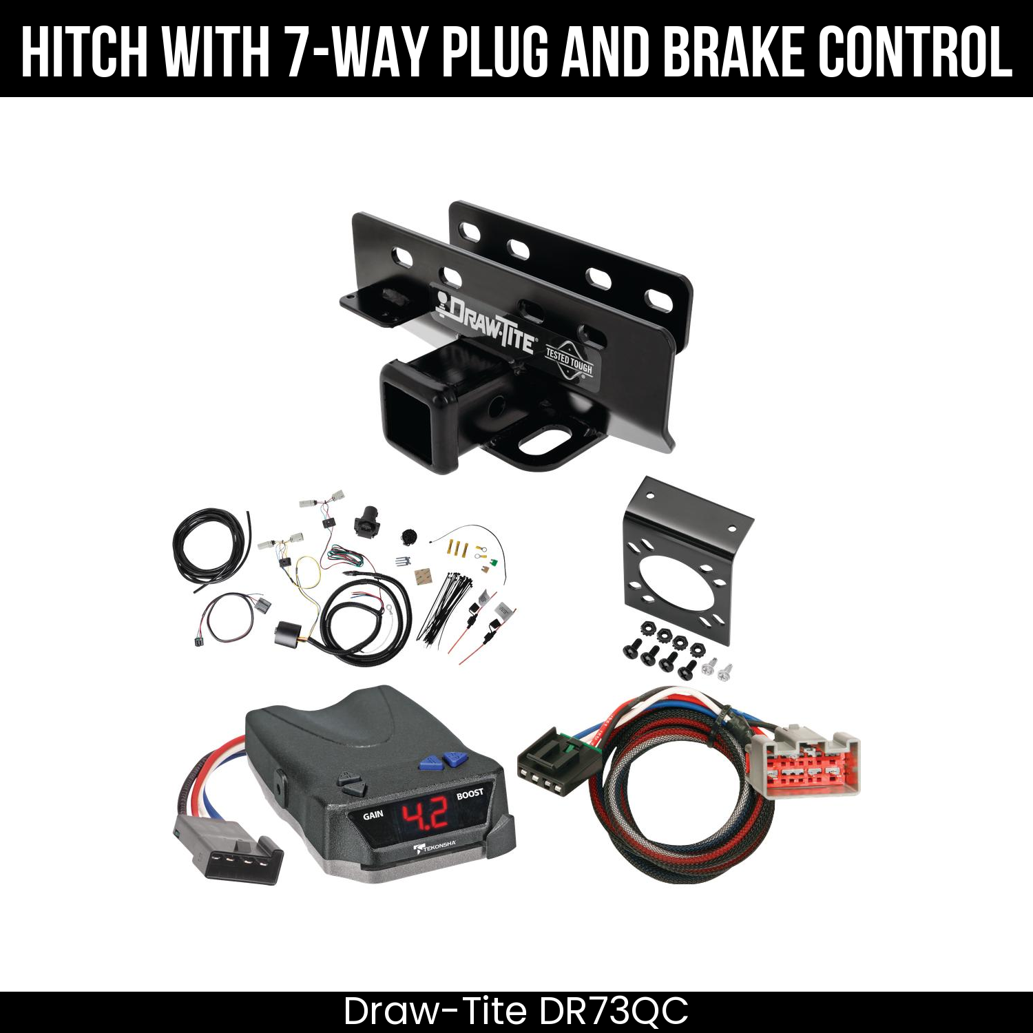 Trailer Hitch , 7-Way , Tekonsha Brake EVN Control