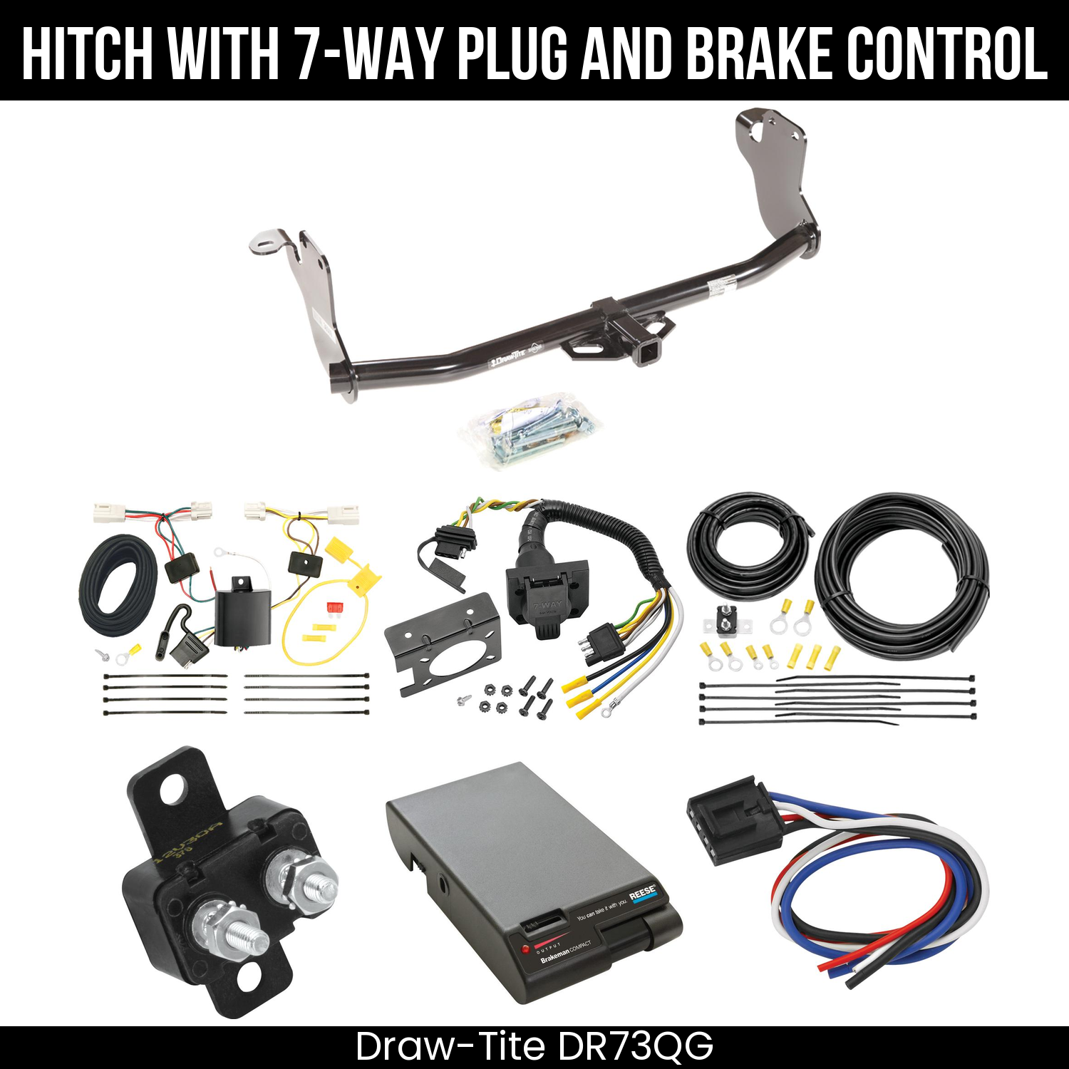 Trailer Hitch , 7-Way , Reese Brakeman Brake Control
