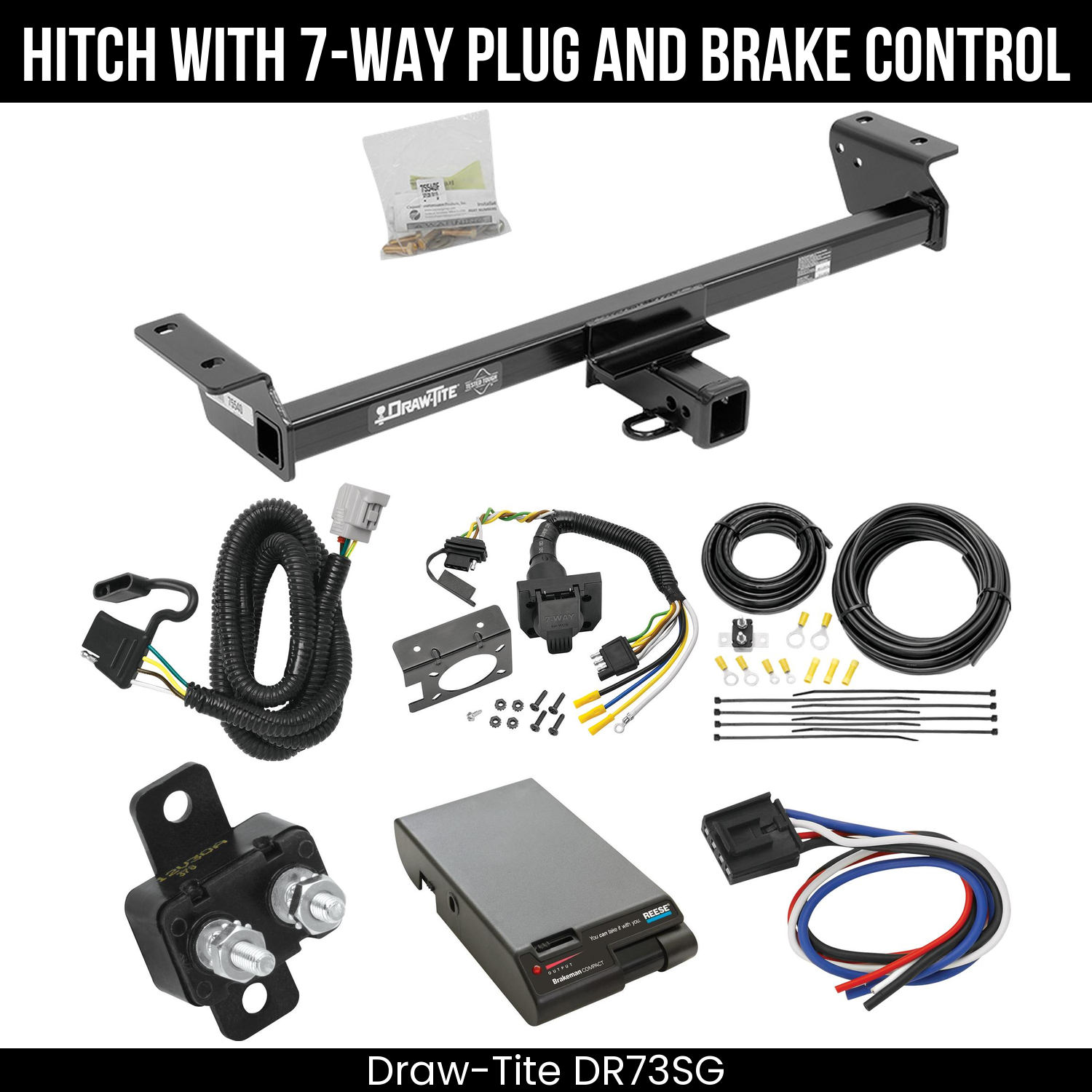 Trailer Hitch , 7-Way , Reese Brakeman Brake Control