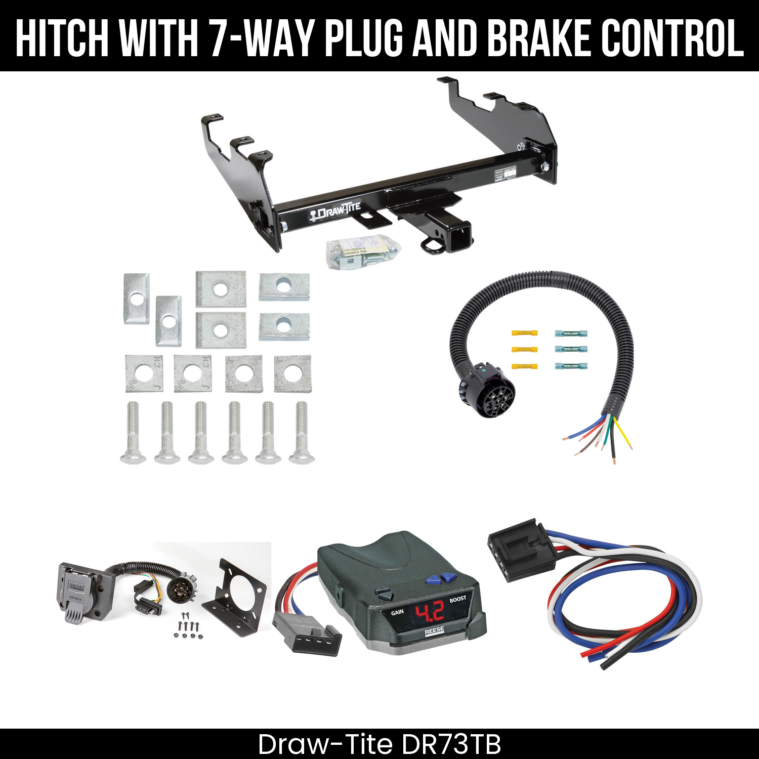 Trailer Hitch , 7-Way , Reese Brake EVN Control