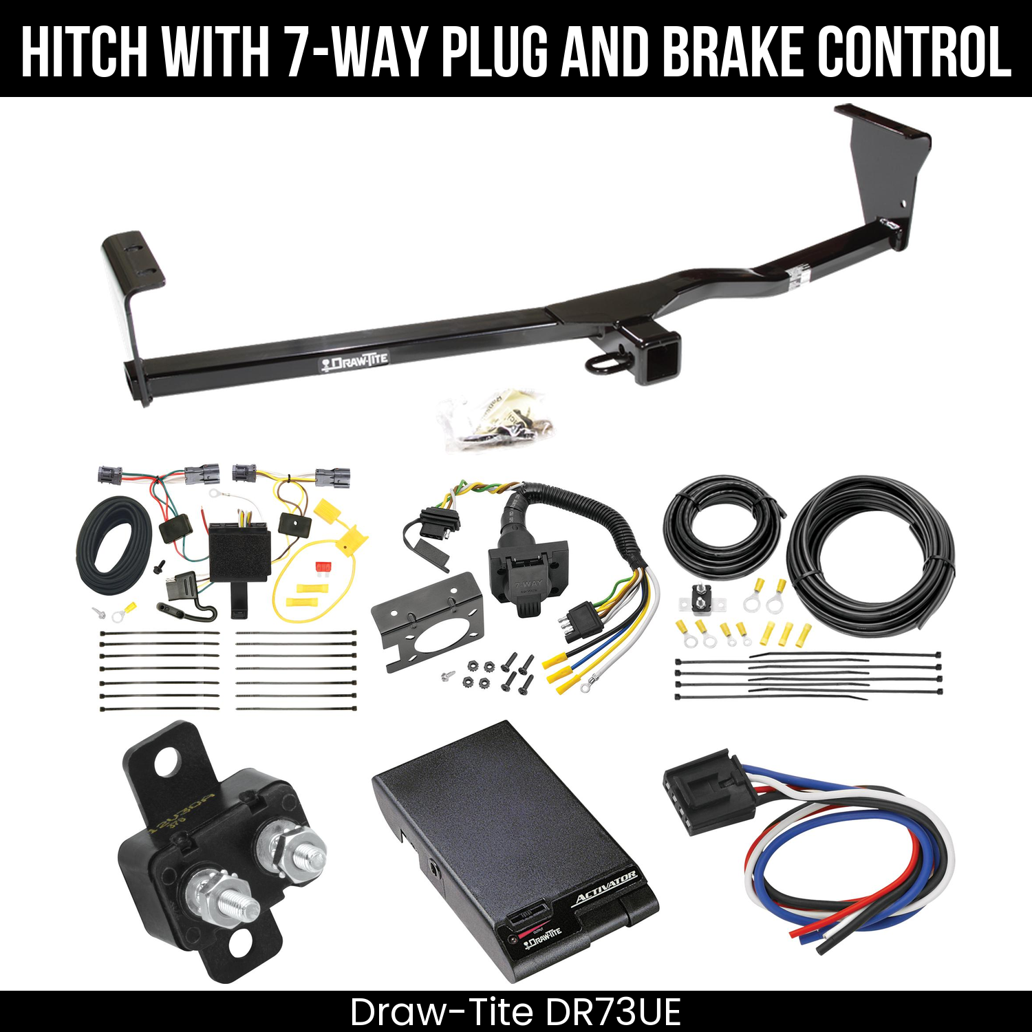 Trailer Hitch , 7-Way , Draw-Tite Activator Brake Control