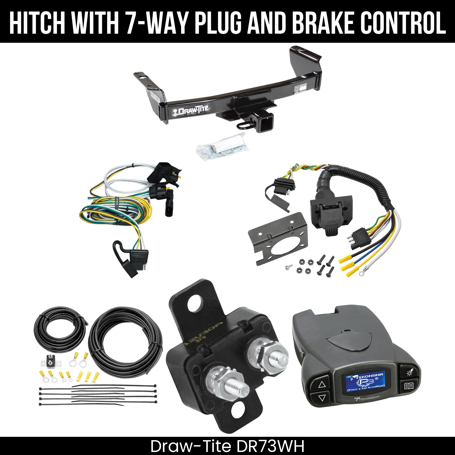 Trailer Hitch , 7-Way , Tekonsha Prodigy P3 Brake Control