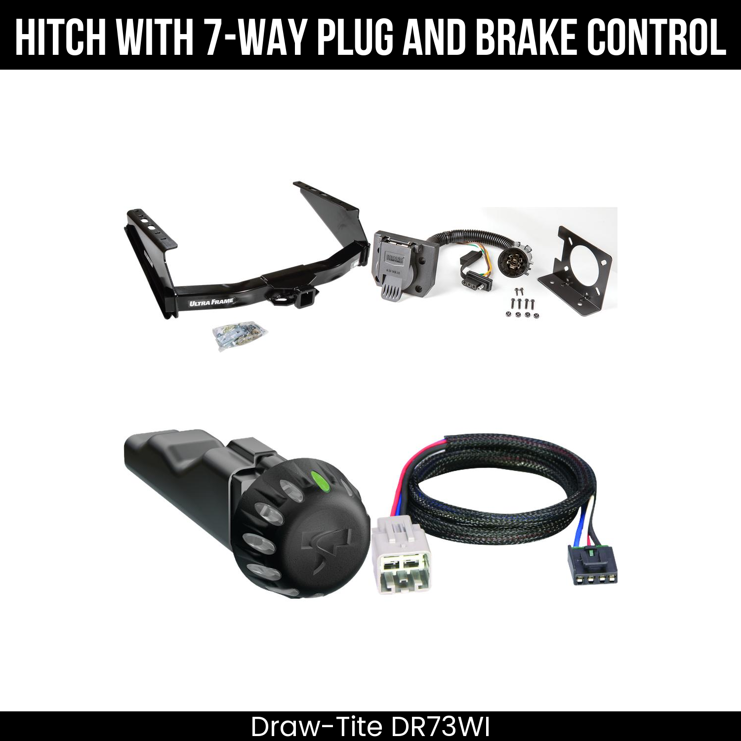 Trailer Hitch , 7-Way , Tekonsha Voyager iD Smart Brake Control