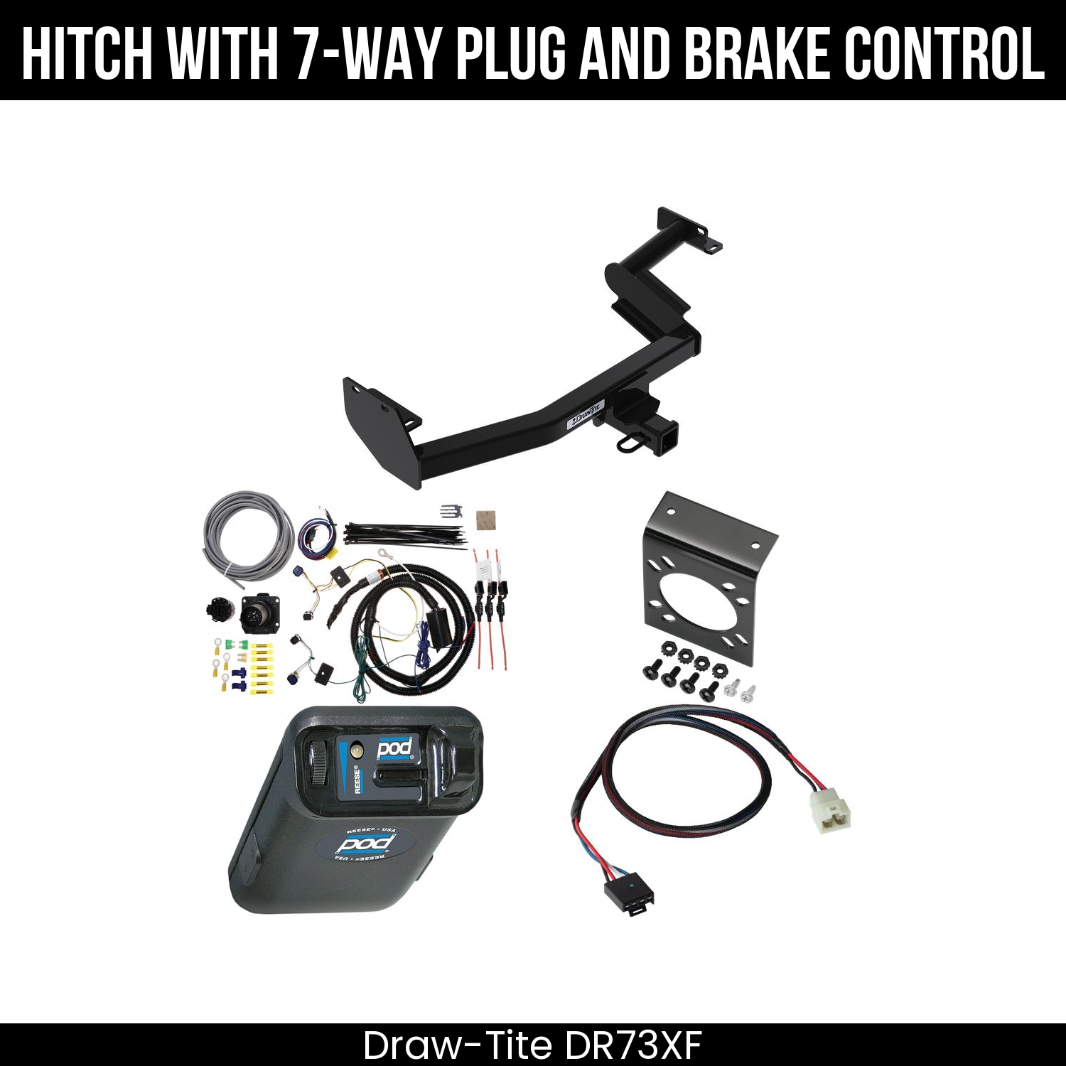 Trailer Hitch , 7-Way , Reese POD Brake Control