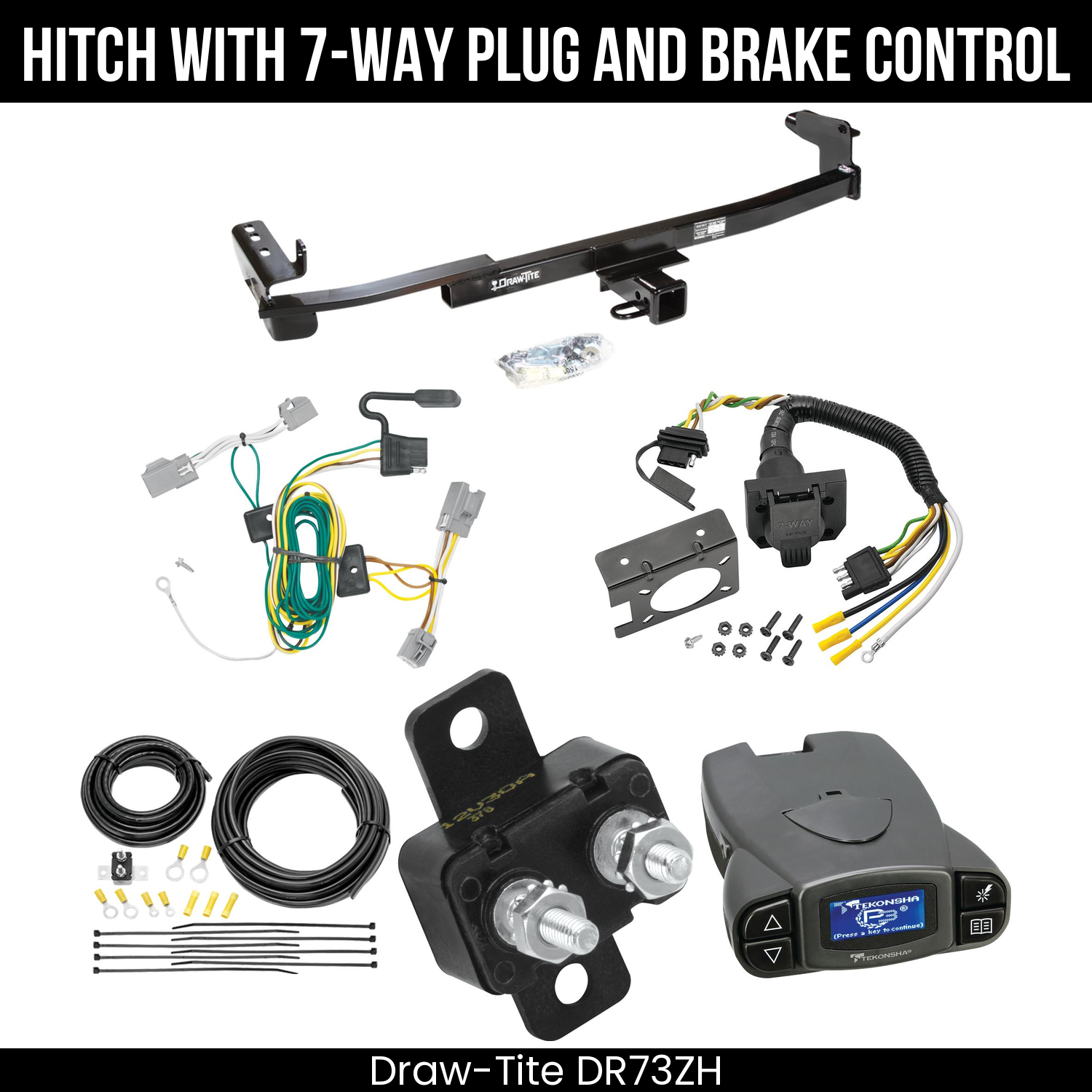 Trailer Hitch , 7-Way , Tekonsha Prodigy P3 Brake Control