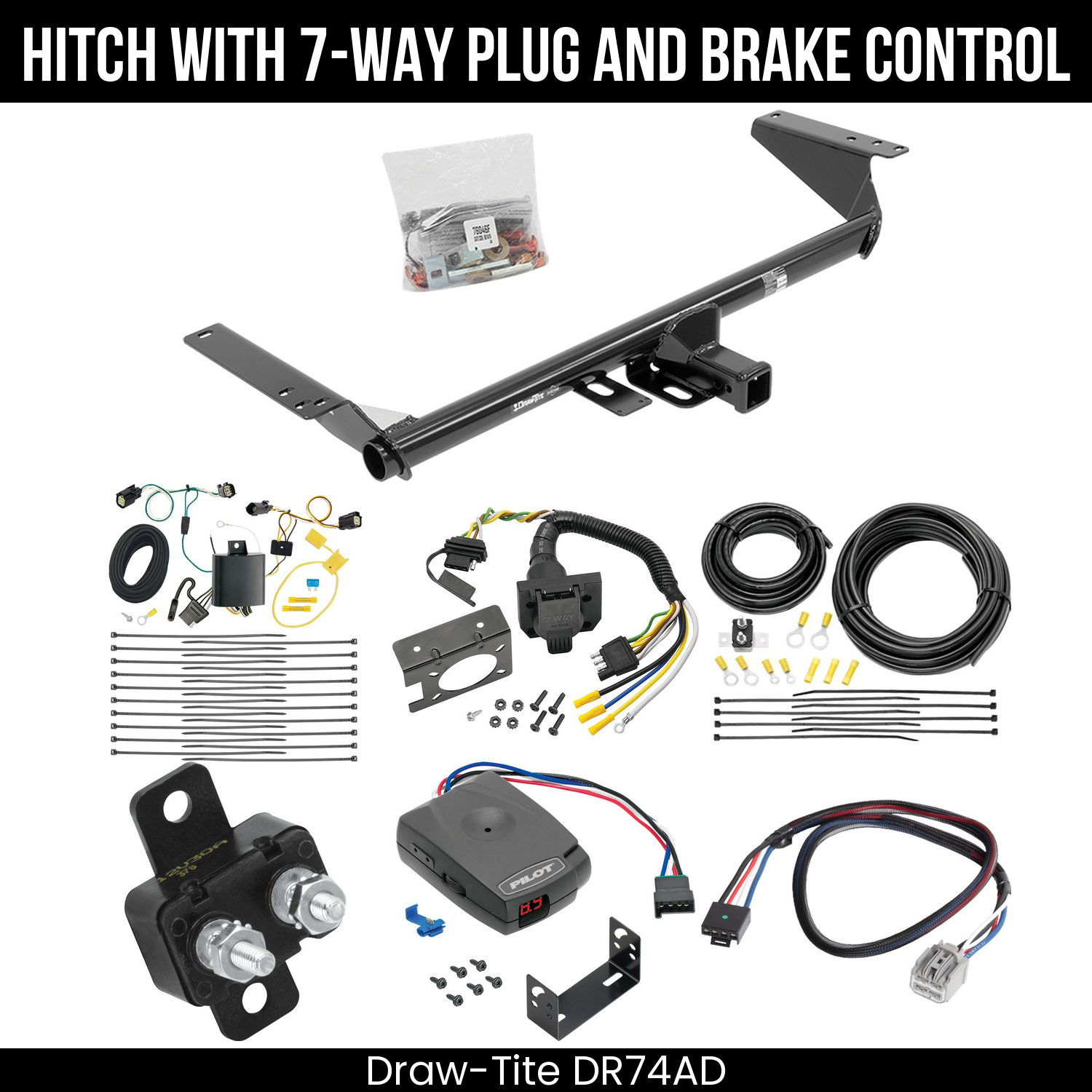 Trailer Hitch , 7-Way , Pro Series Pilot Brake Control