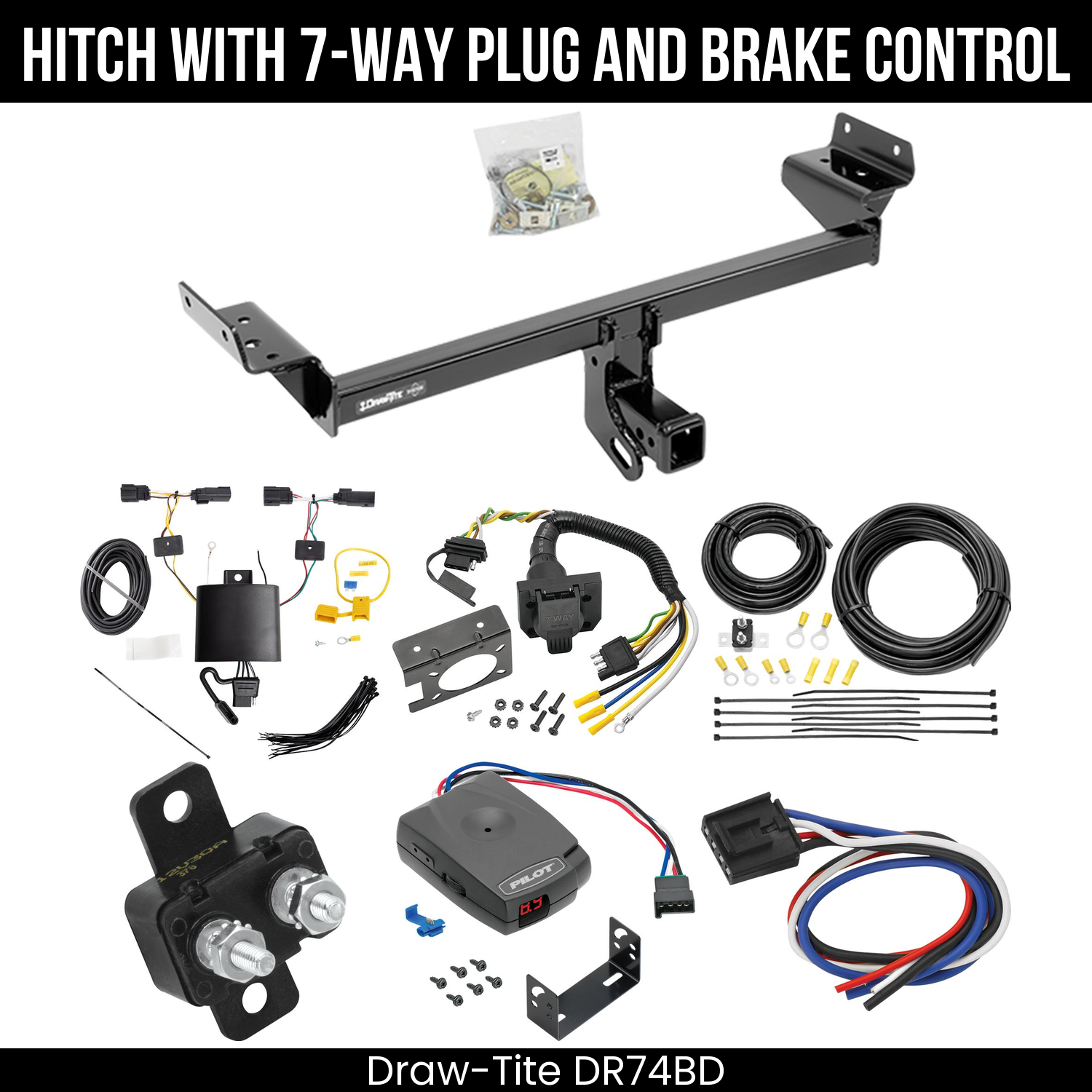 Trailer Hitch , 7-Way , Pro Series Pilot Brake Control
