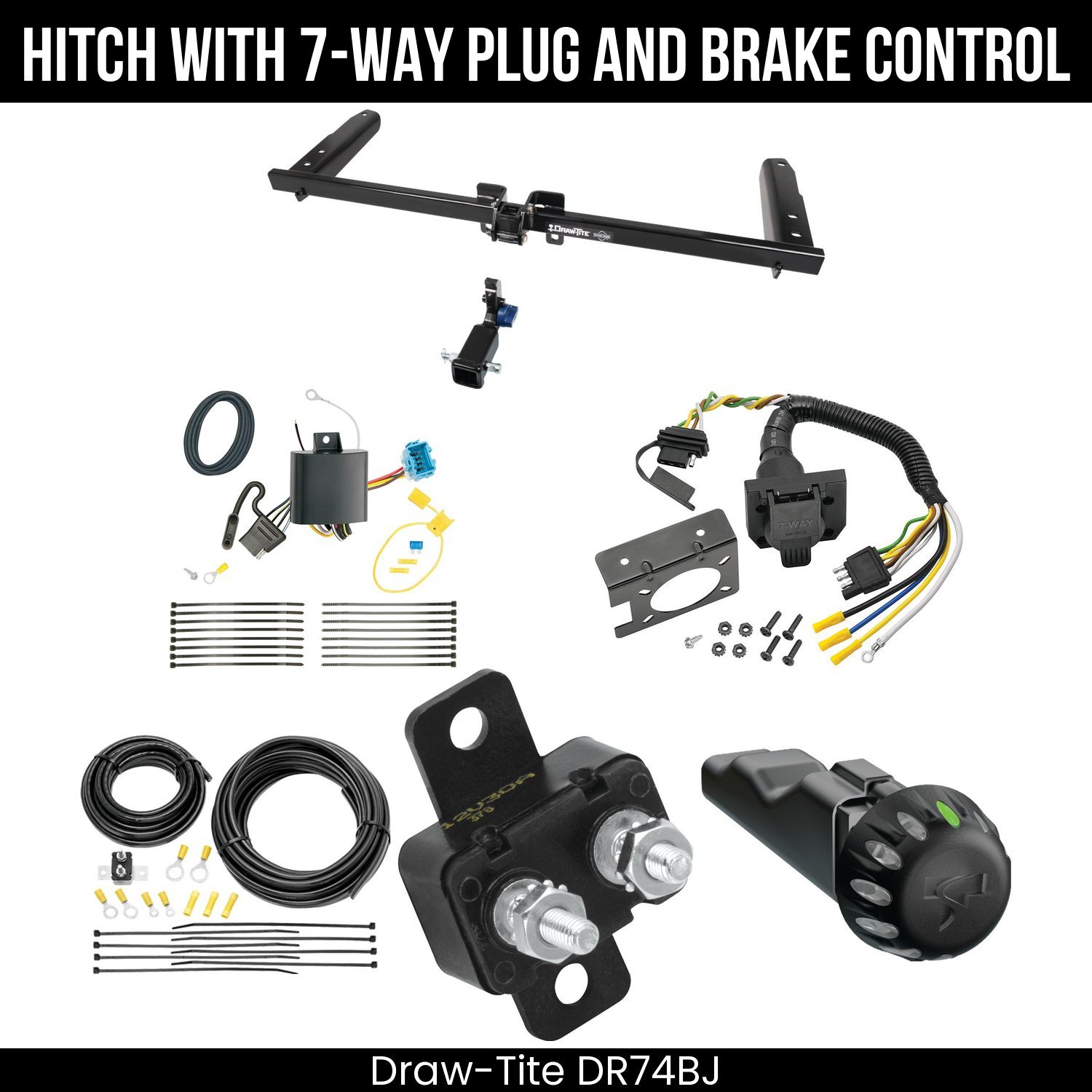 Trailer Hitch , 7-Way , Tekonsha Voyager iD Smart Brake Control