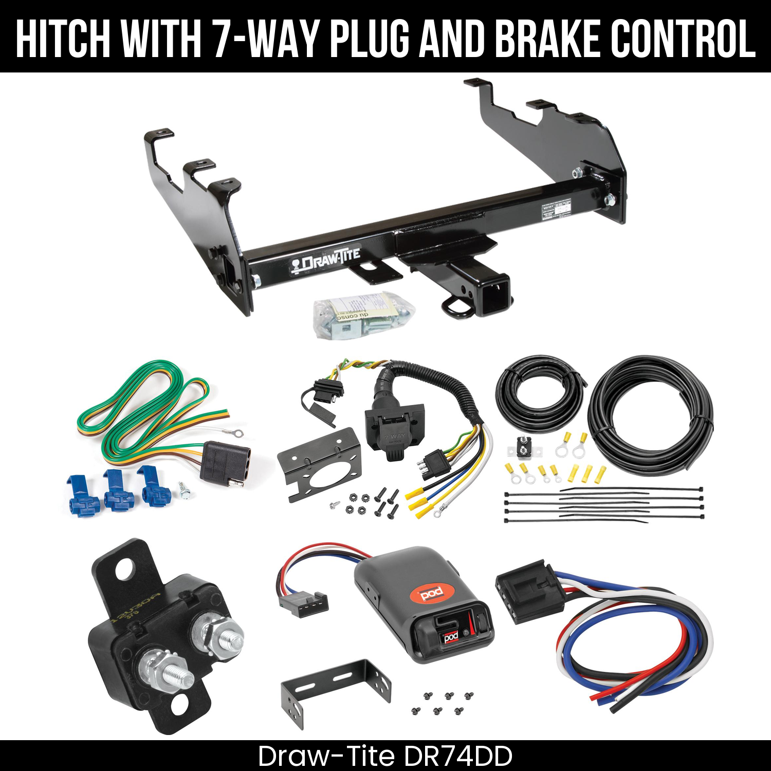 Trailer Hitch , 7-Way , Pro Series POD Brake Control