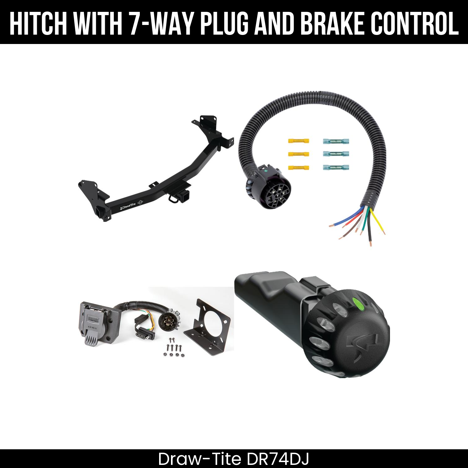Trailer Hitch , 7-Way , Tekonsha Voyager iD Smart Brake Control