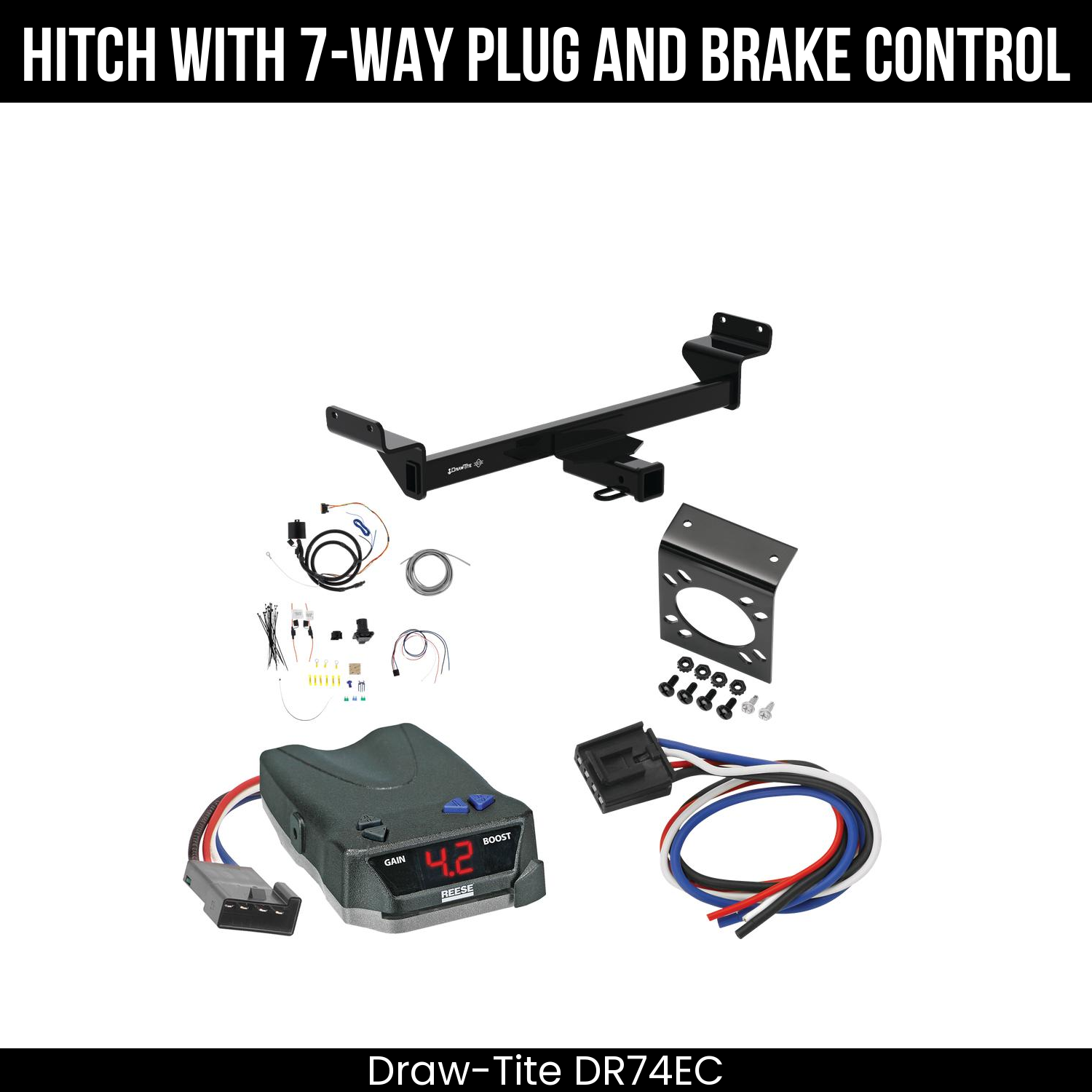 Trailer Hitch , 7-Way , Reese Brake EVN Control